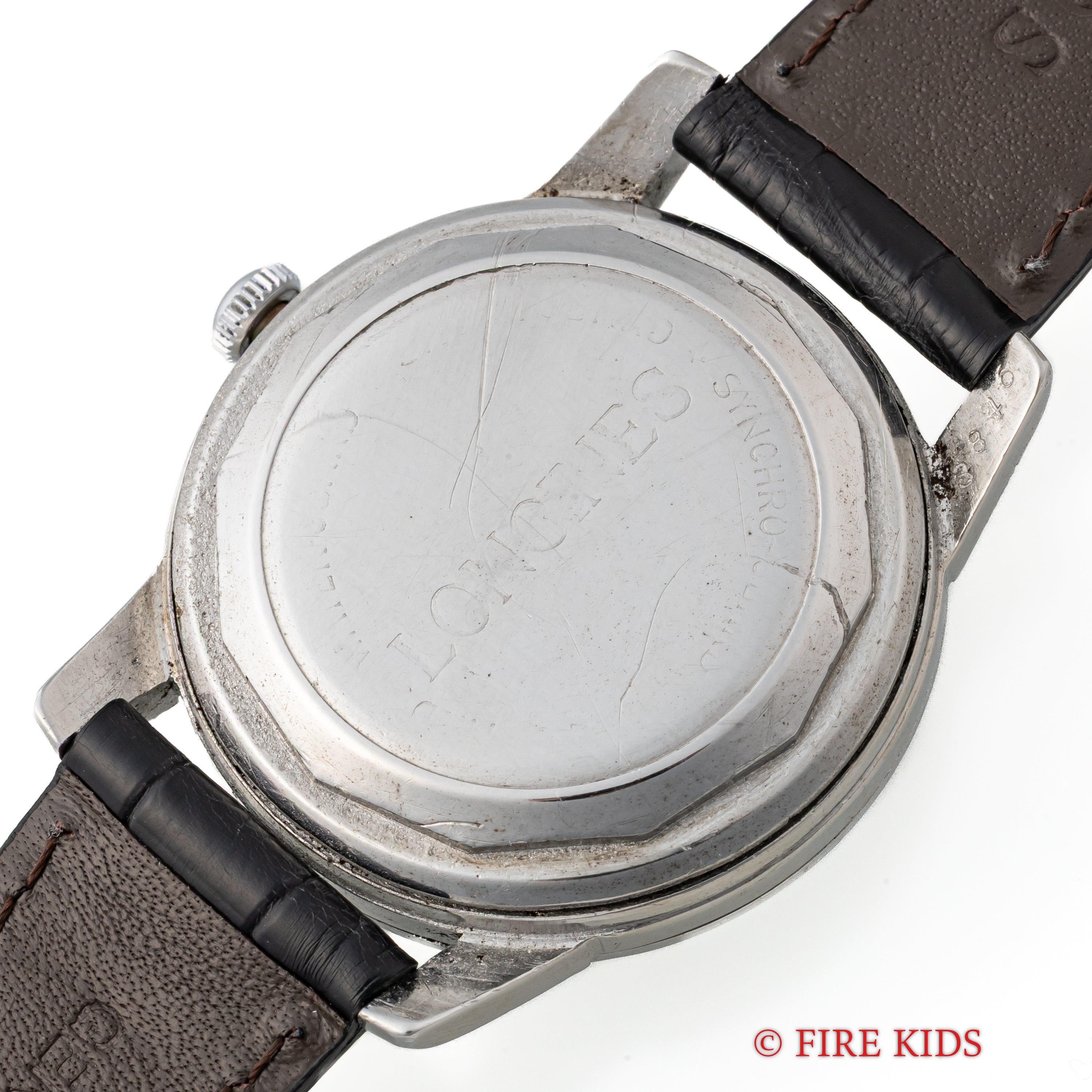 ロンジン オールガード 1955年製 ブラックミラーダイヤル 自動巻 cal. 19AS