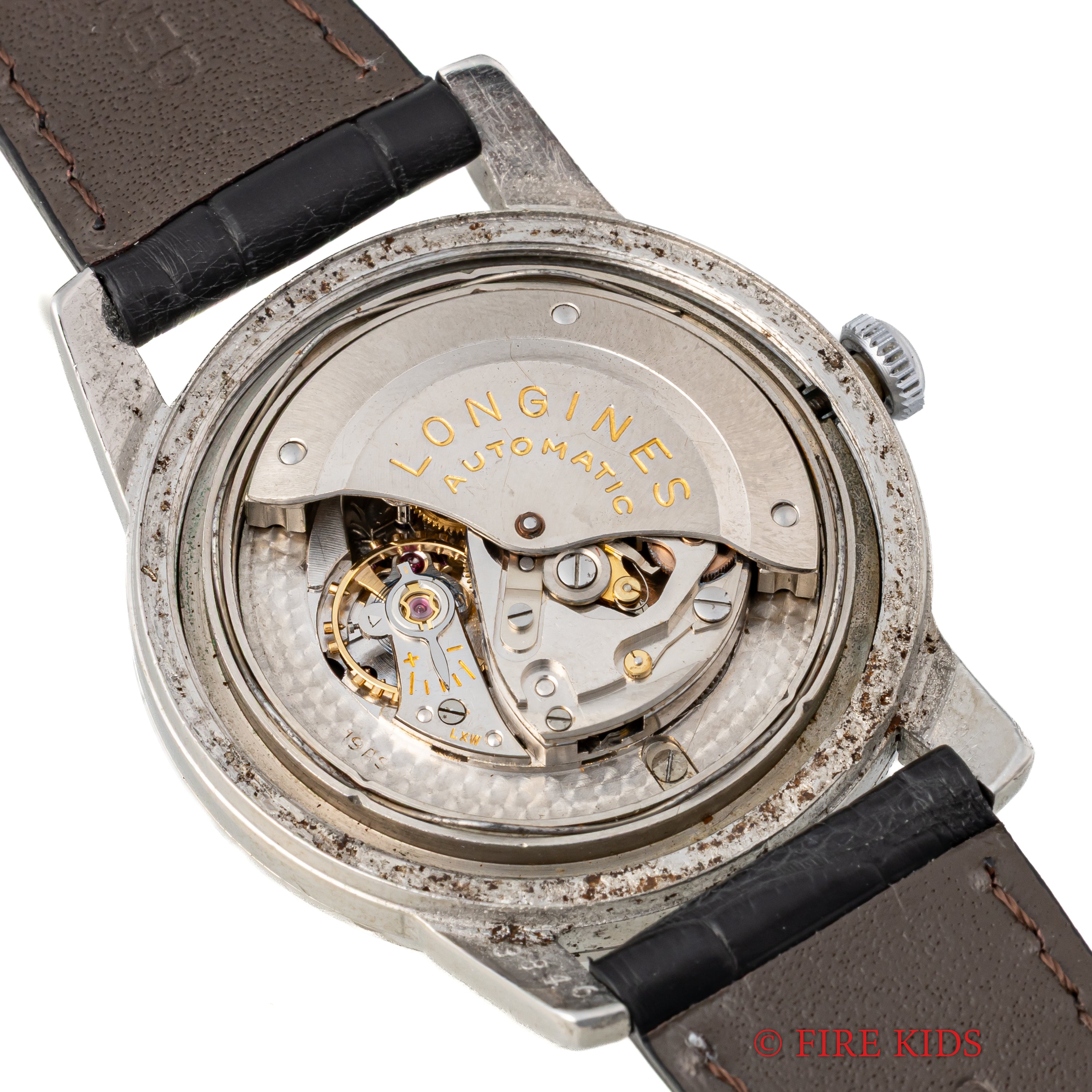 ロンジン オールガード 1955年製 ブラックミラーダイヤル 自動巻 cal. 19AS