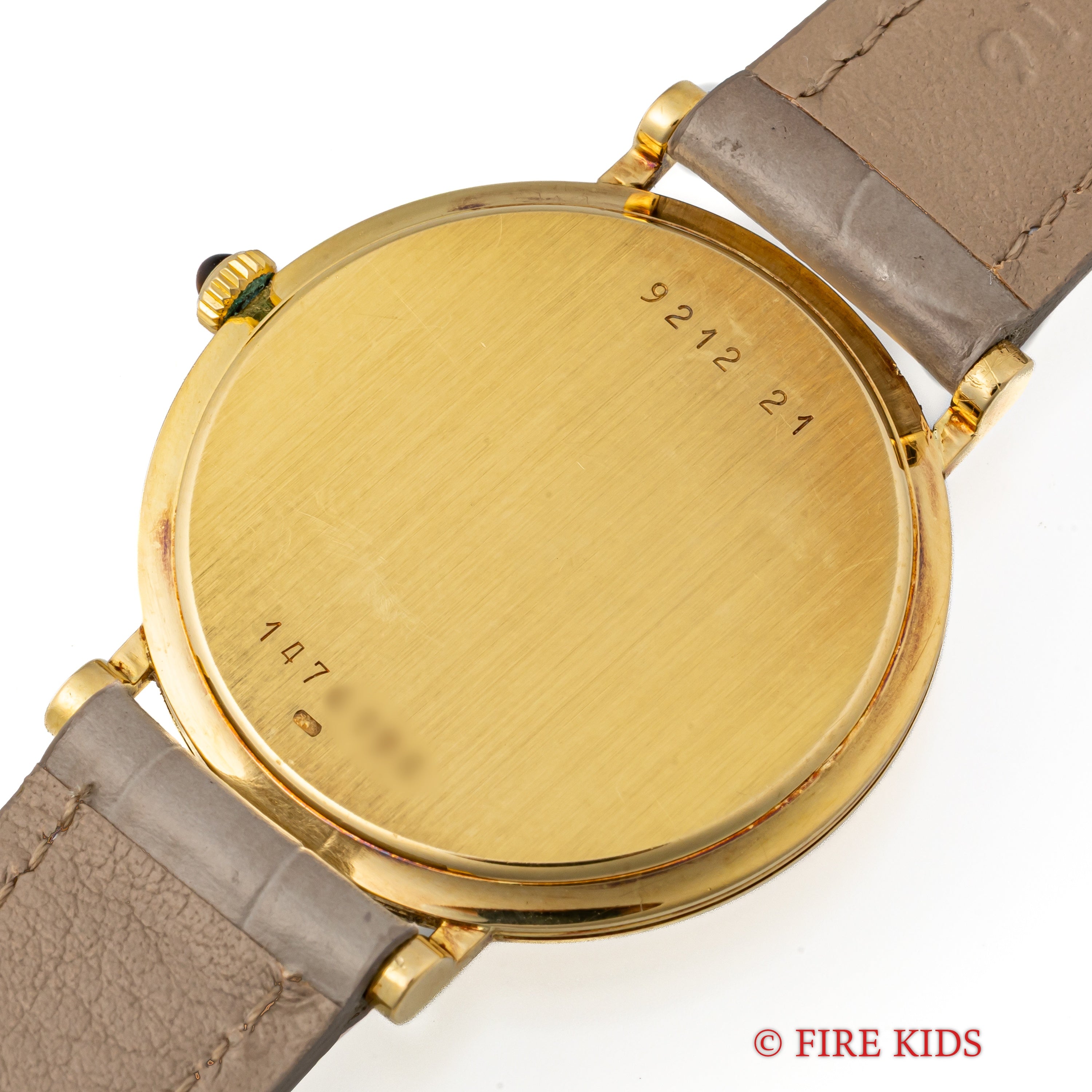 ジャガールクルト ラウンド 18金無垢イエローゴールド 1980年代 Cal.895 純正18金無垢尾錠