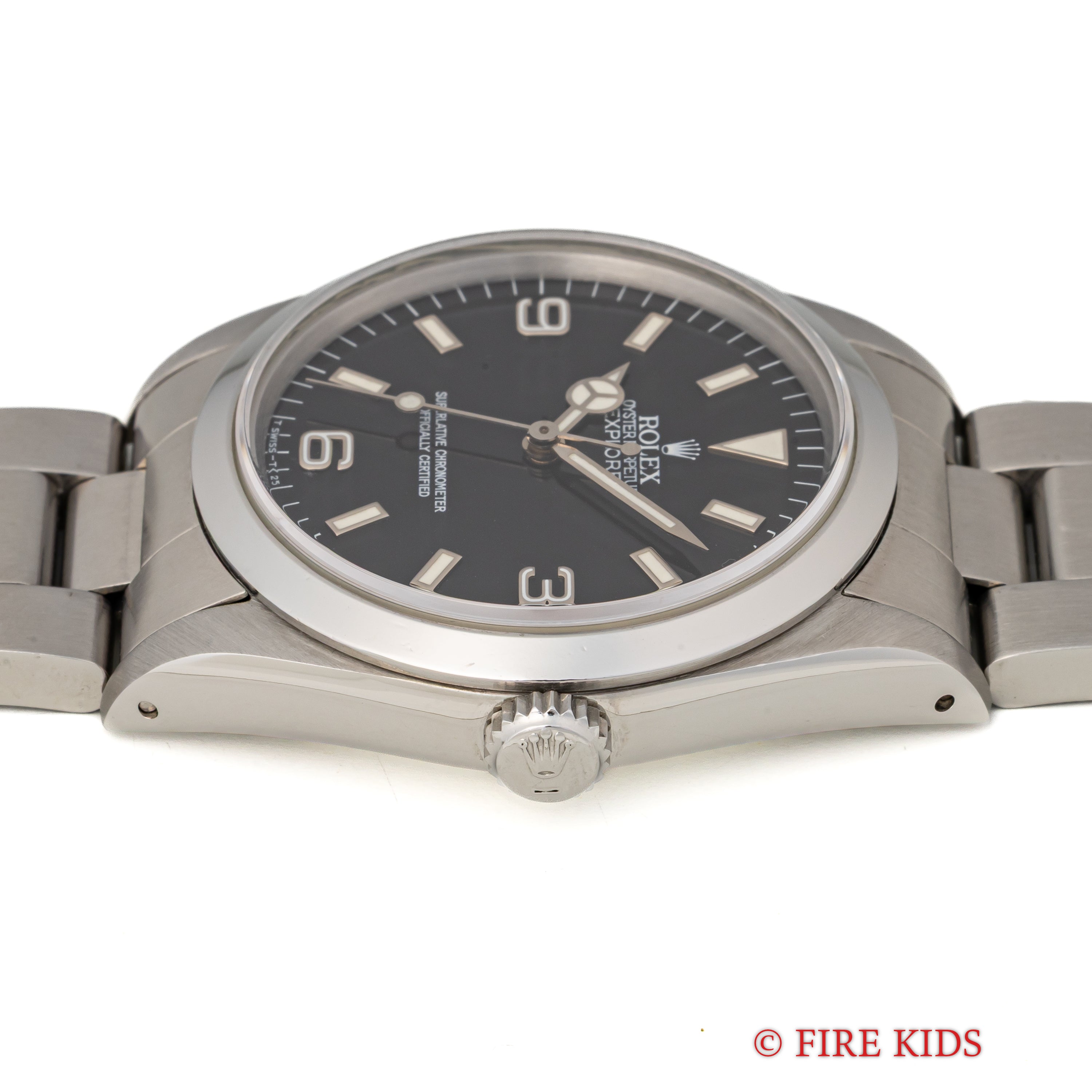 ロレックス エクスプローラー 1991年製 Ref.14270 トリチウム夜光 純正シングルロックブレス ギャラ付