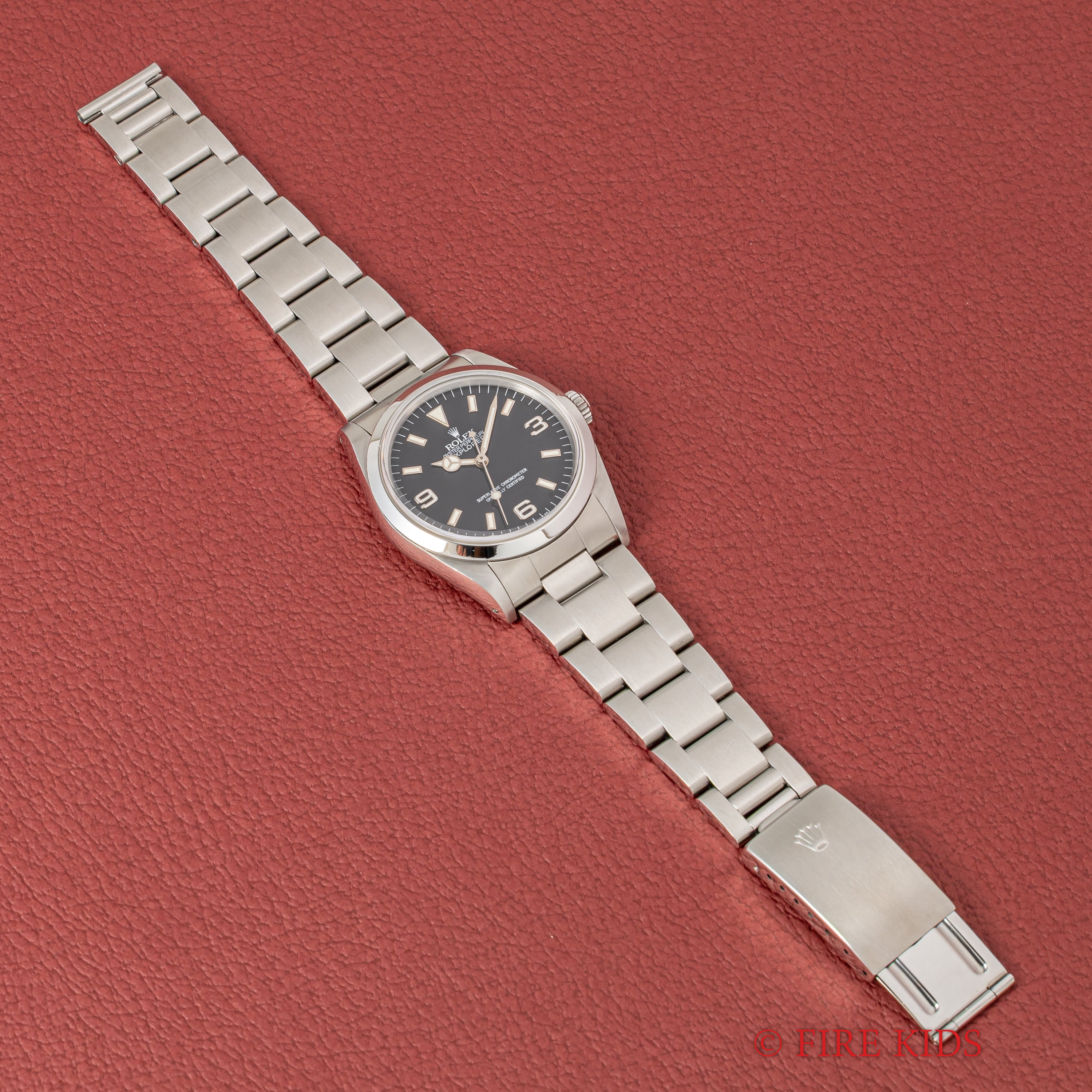 ロレックス エクスプローラー 1991年製 Ref.14270 トリチウム夜光 純正シングルロックブレス ギャラ付