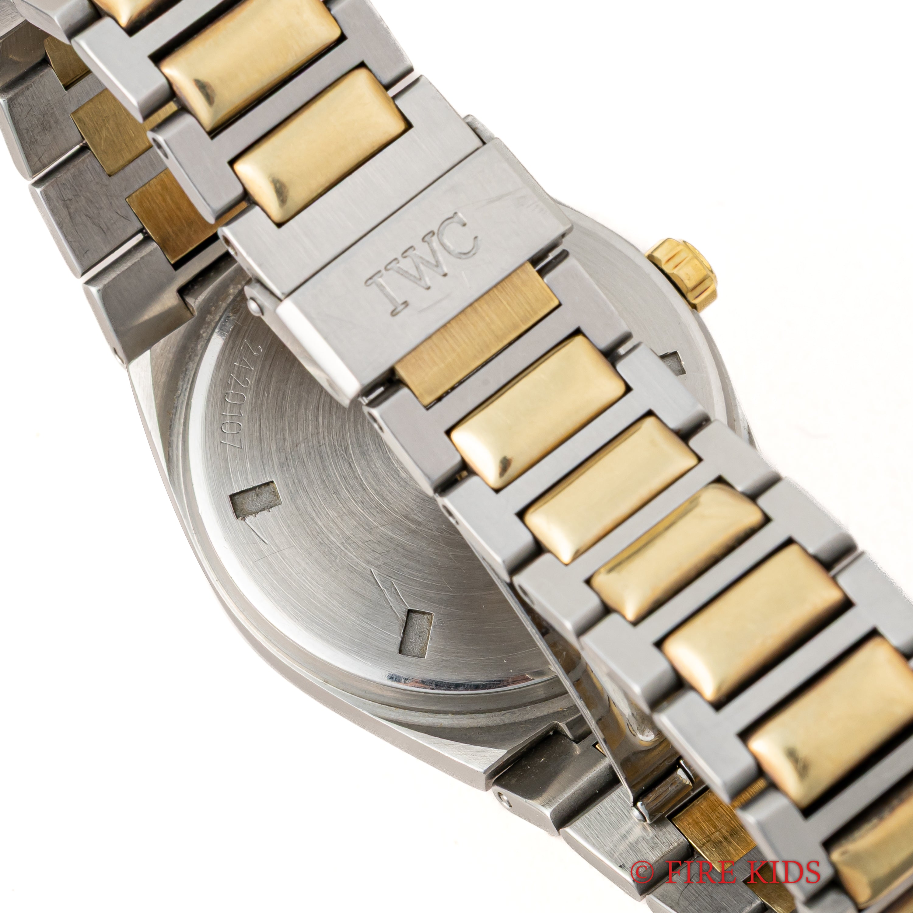 IWC インヂュニアSL 1989年製 Ref.3506 コンビ ジェンタデザイン 耐磁時計 自動巻きクロノメーター