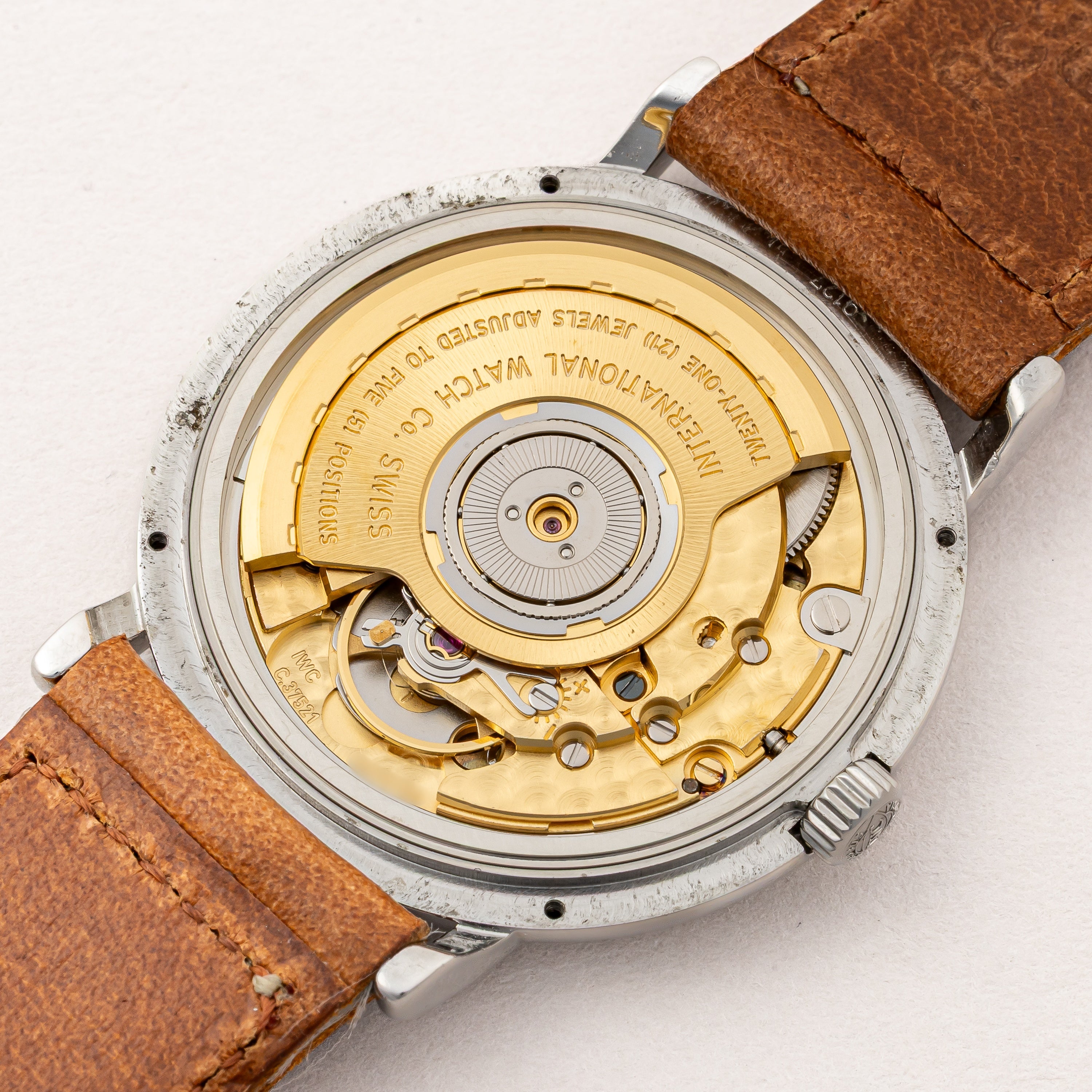 IWC ポートフィノ ノンデイト 1991年製 自動巻 ホワイトエナメルダイヤル 純正尾錠付き