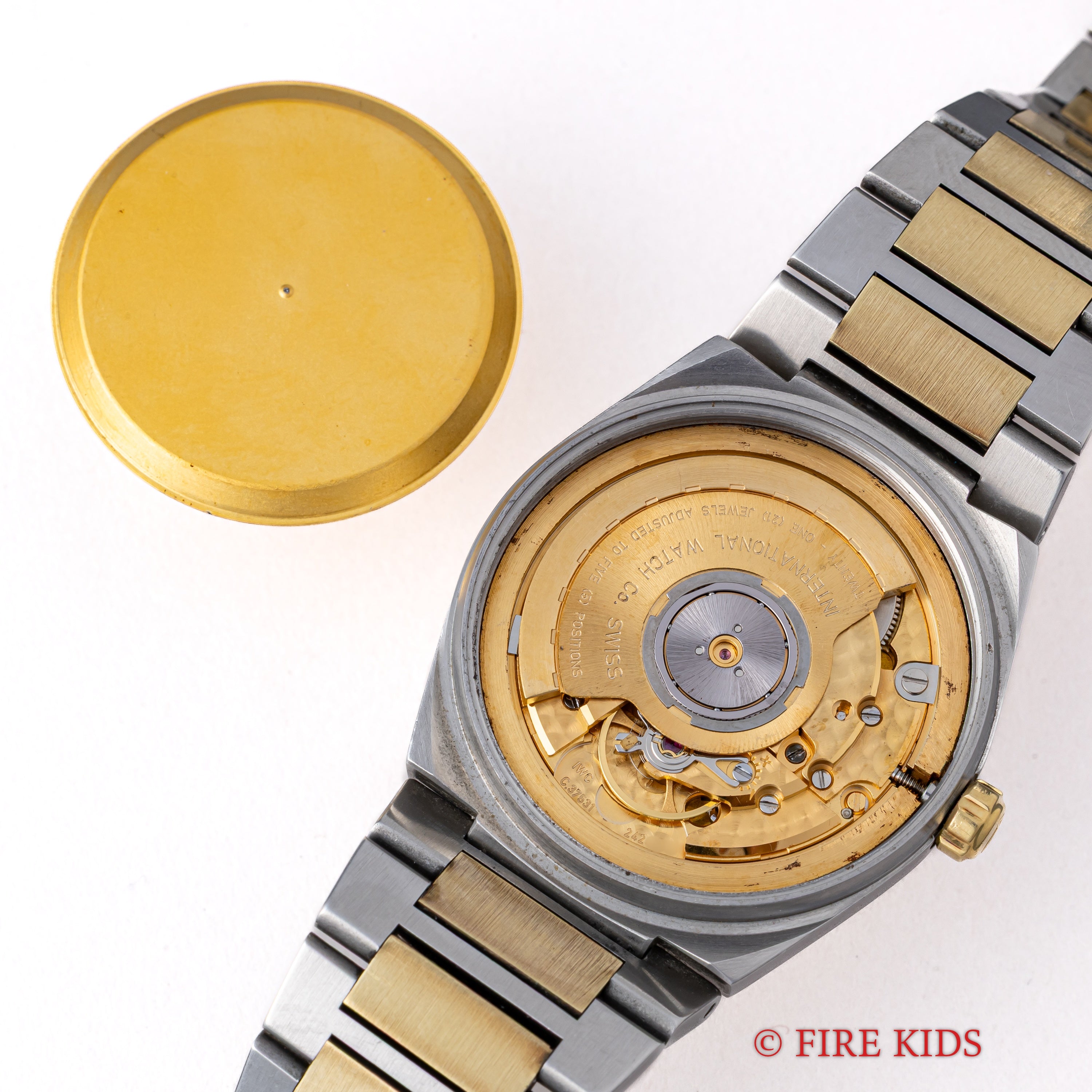 IWC インヂュニアSL 1989年製 Ref.3506 コンビ ジェンタデザイン 耐磁時計 自動巻きクロノメーター