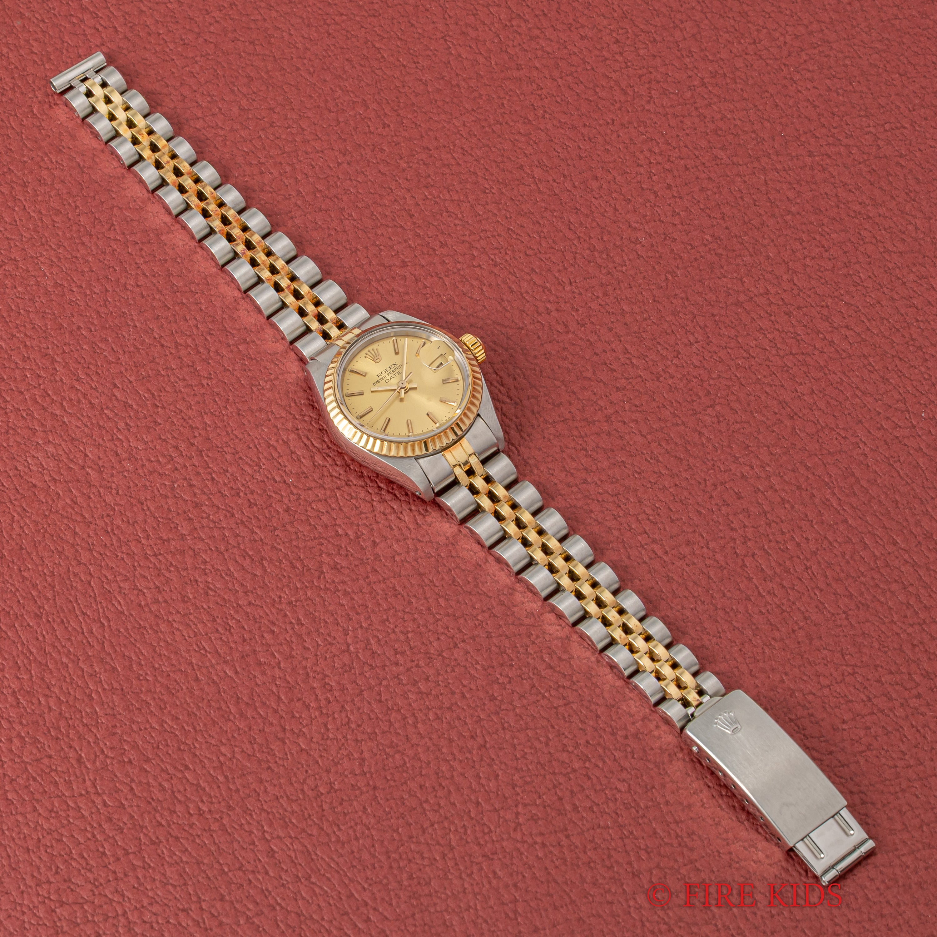 ロレックス オイスターパーペチュアルデイト 1980年製 レディース Ref,6917 自動巻き ギャラ付き