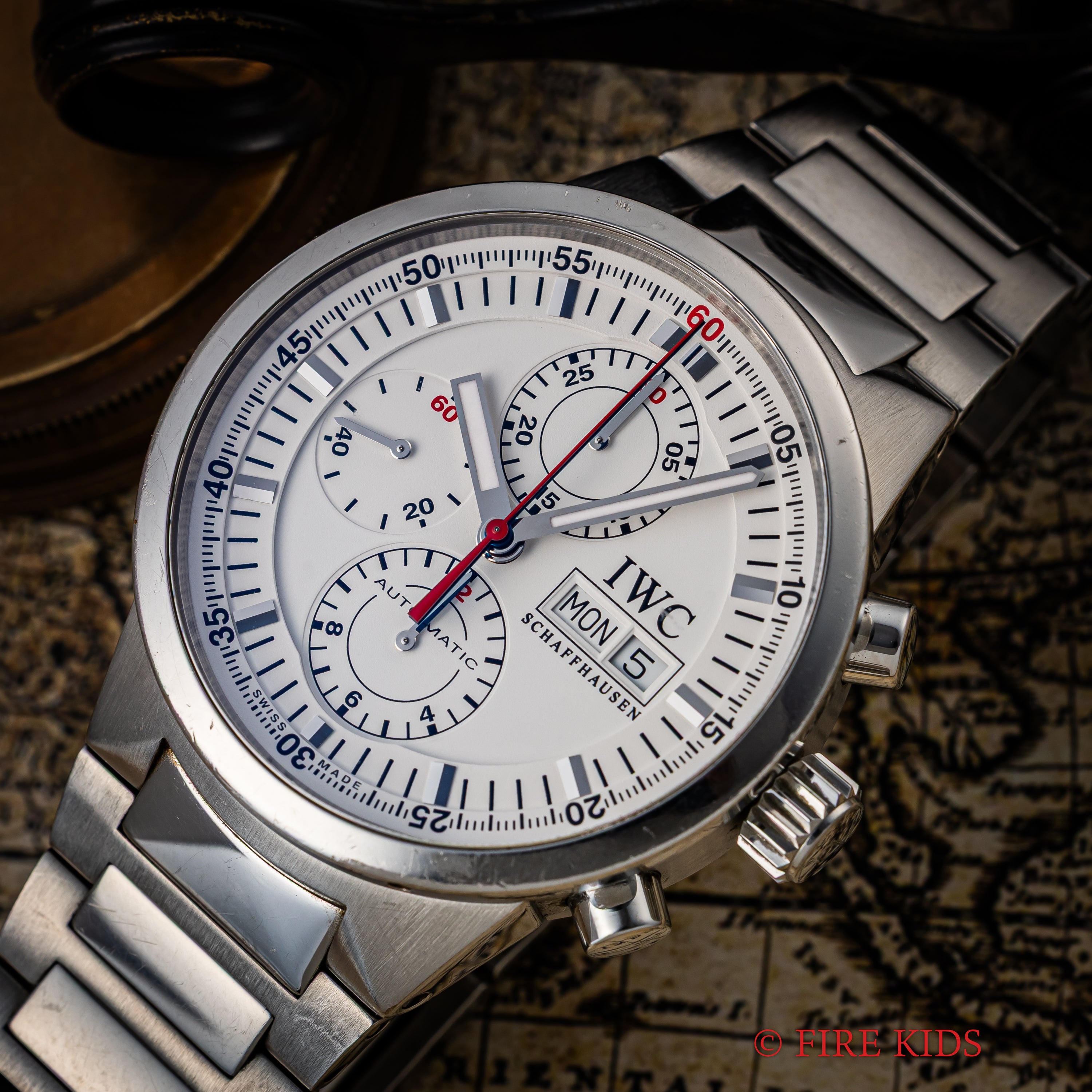 IWC GST ダブルクロノグラフ 2003年製 ラトラパンテ スプリットセコンド自動巻クロノグラフ