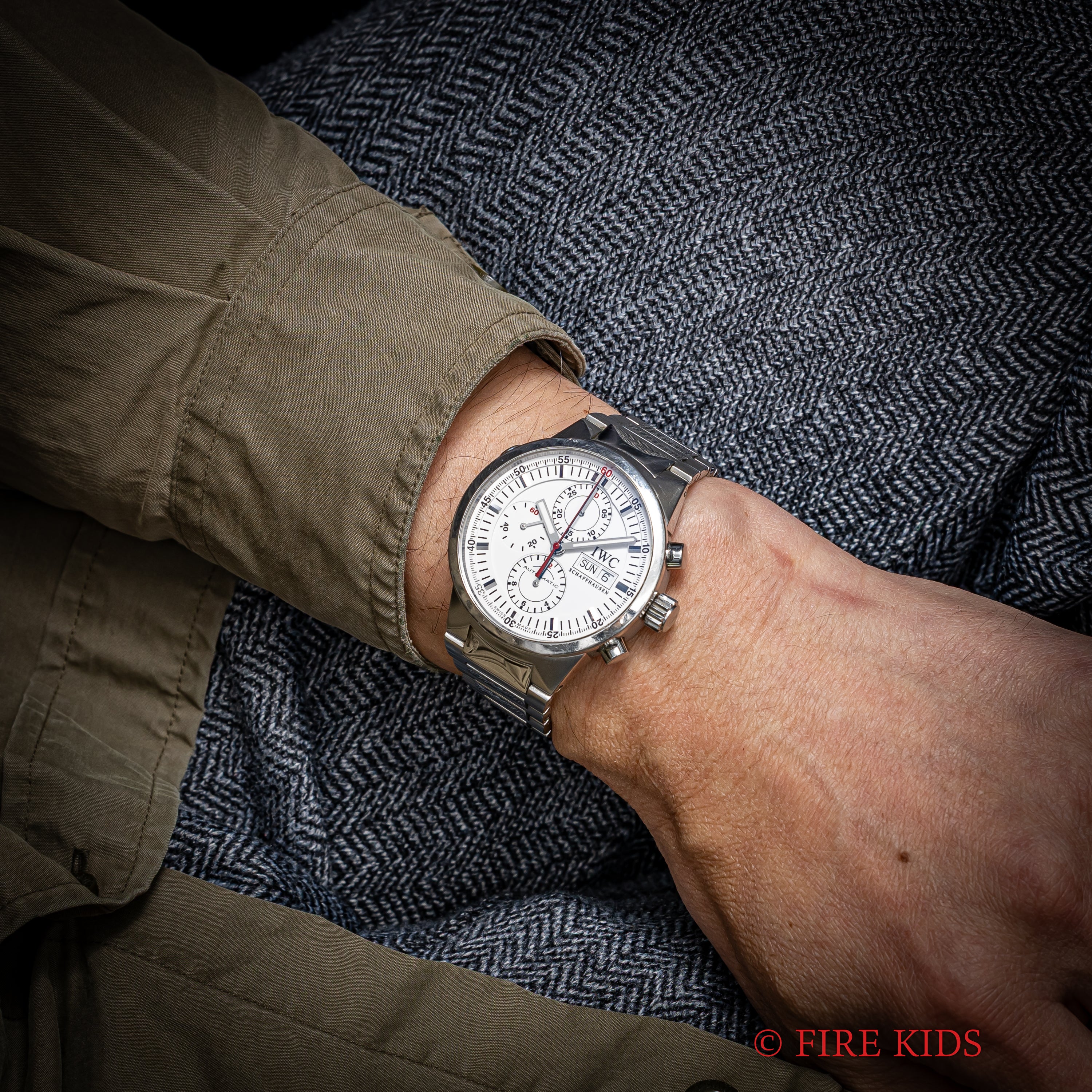 IWC GST ダブルクロノグラフ 2003年製 ラトラパンテ スプリットセコンド自動巻クロノグラフ