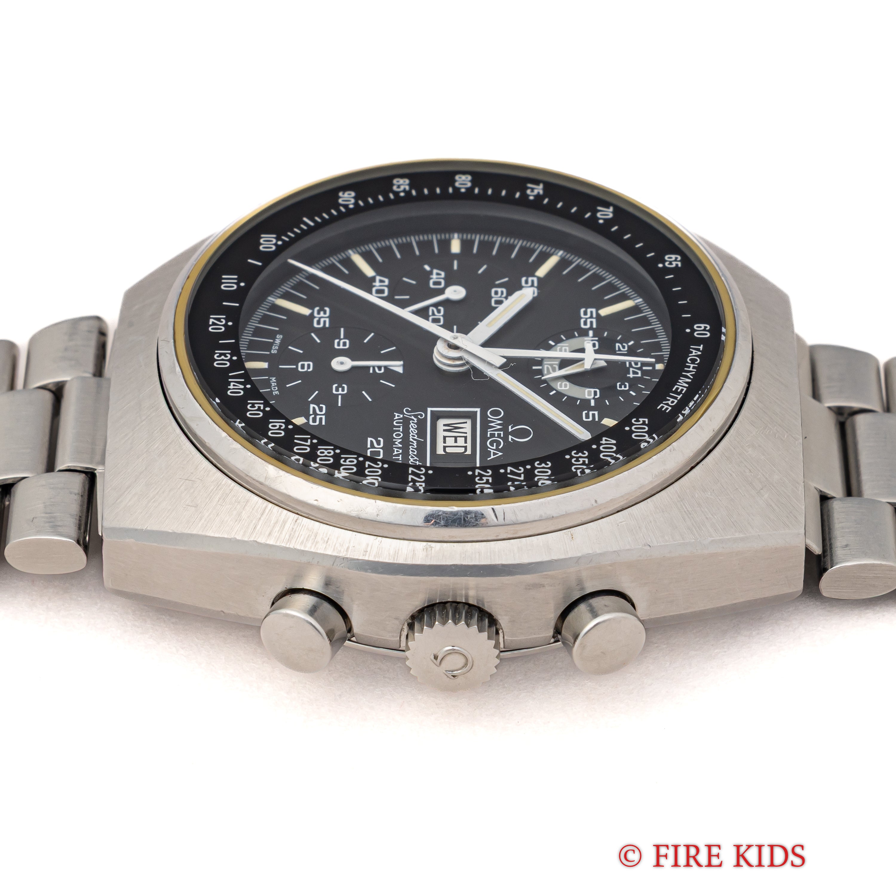 オメガ スピードマスター Mk4.5 1982年製 オリジナルダイヤル 自動巻きクロノグラフ 純正ステンレスブレス