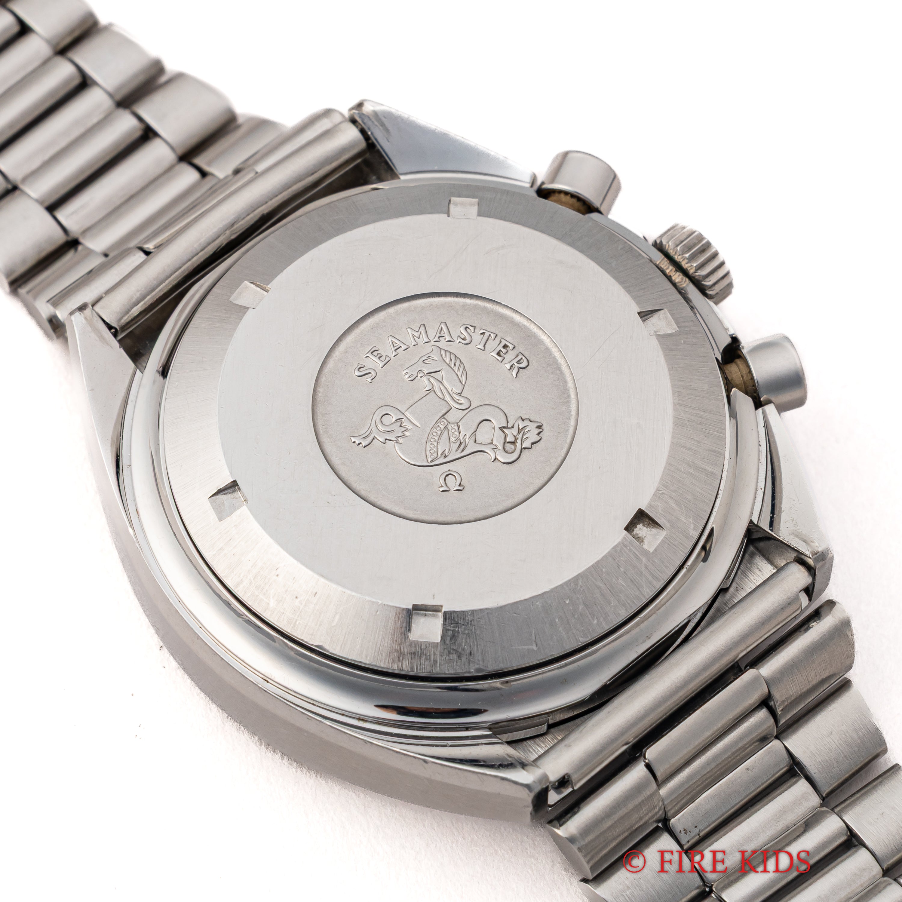 オメガ スピードマスター Mk4.5 1982年製 オリジナルダイヤル 自動巻きクロノグラフ 純正ステンレスブレス