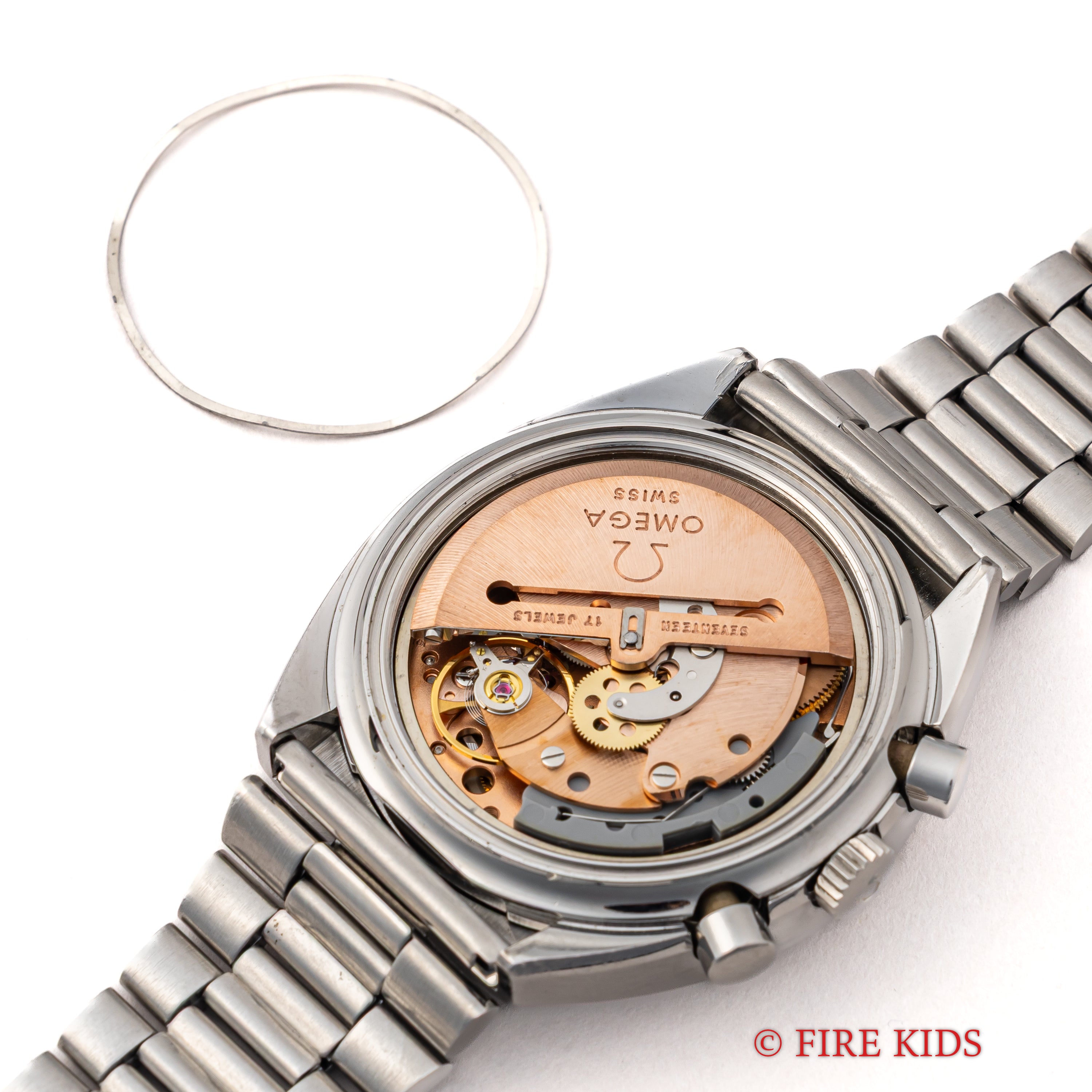 オメガ スピードマスター Mk4.5 1982年製 オリジナルダイヤル 自動巻きクロノグラフ 純正ステンレスブレス