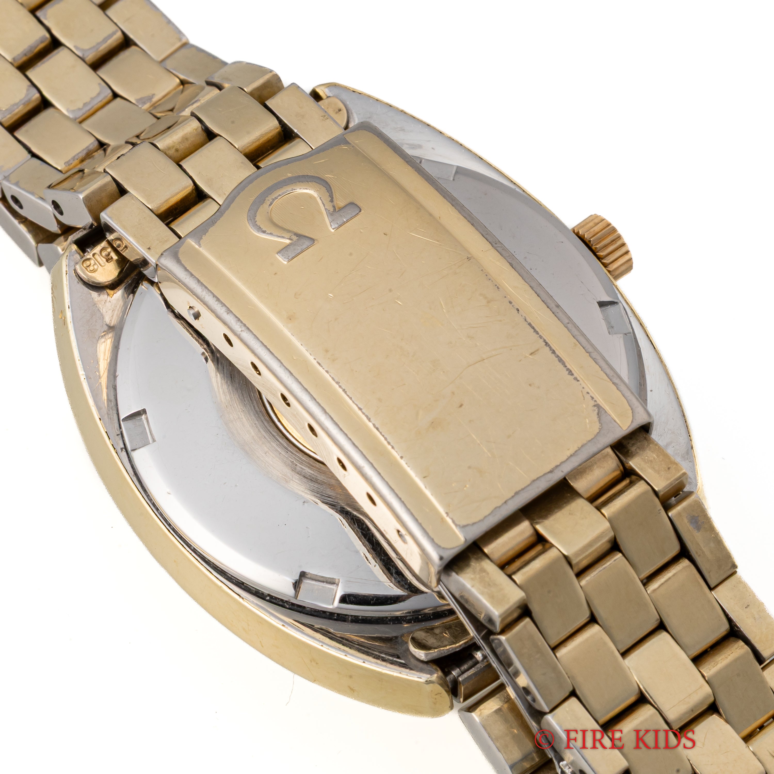 オメガ コンステレーション 1968年製 トップゴールドケース リネンダイヤル ジェンタデザイン 自動巻クロノメーター 純正ブレス