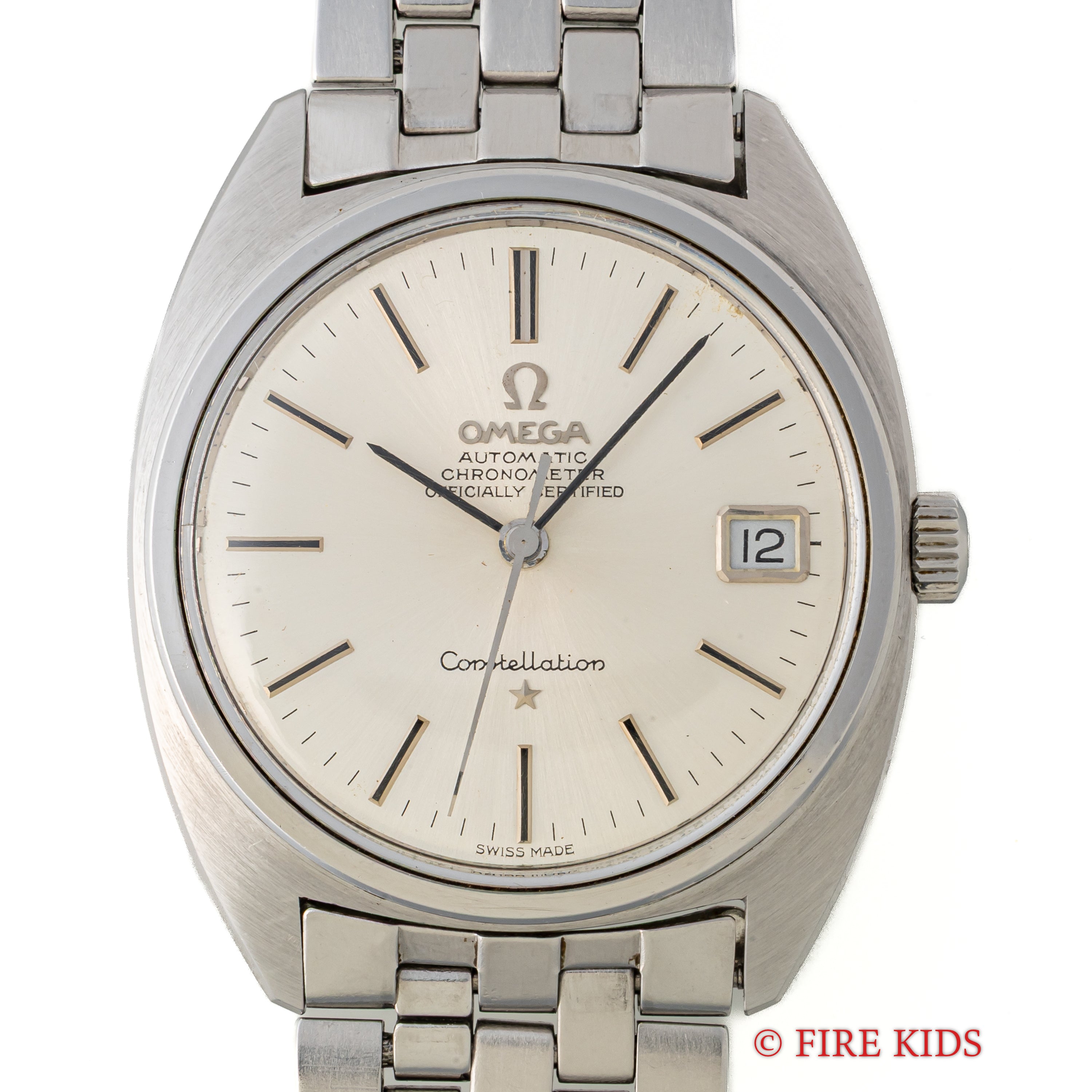 オメガ コンステレーション ジェンタデザイン前期型 1967年製 Ref.168.017 純正ブレス