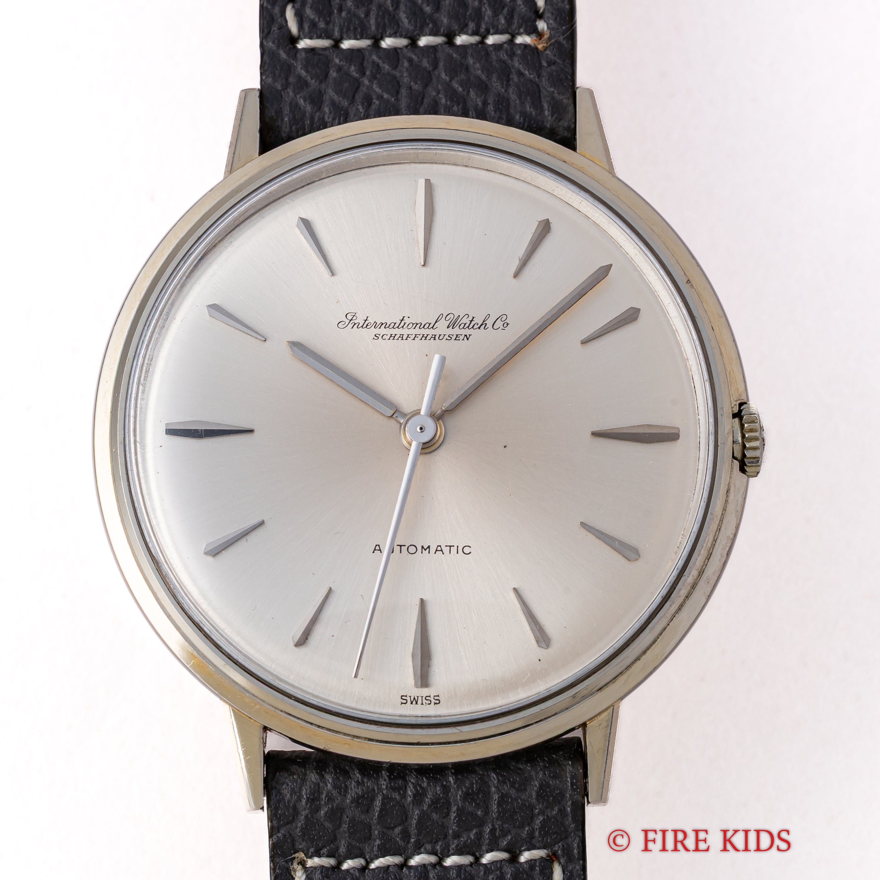 IWC 18金無垢ホワイトゴールド 1964年製 ラウンドケース Ref.603A ペラトン式自動巻 Cal.853 ノンデイト