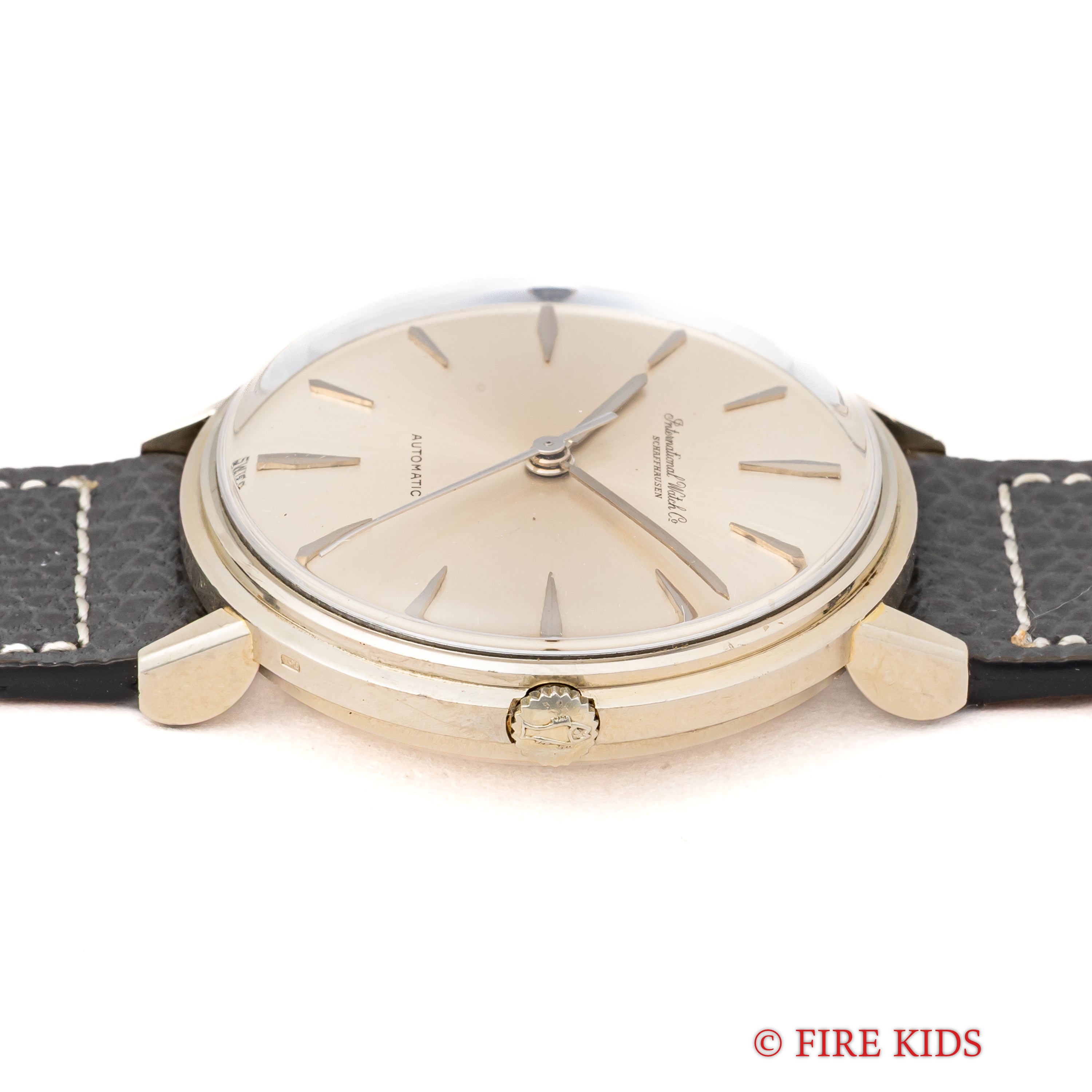 IWC 18金無垢ホワイトゴールド 1964年製 ラウンドケース Ref.603A ペラトン式自動巻 Cal.853 ノンデイト