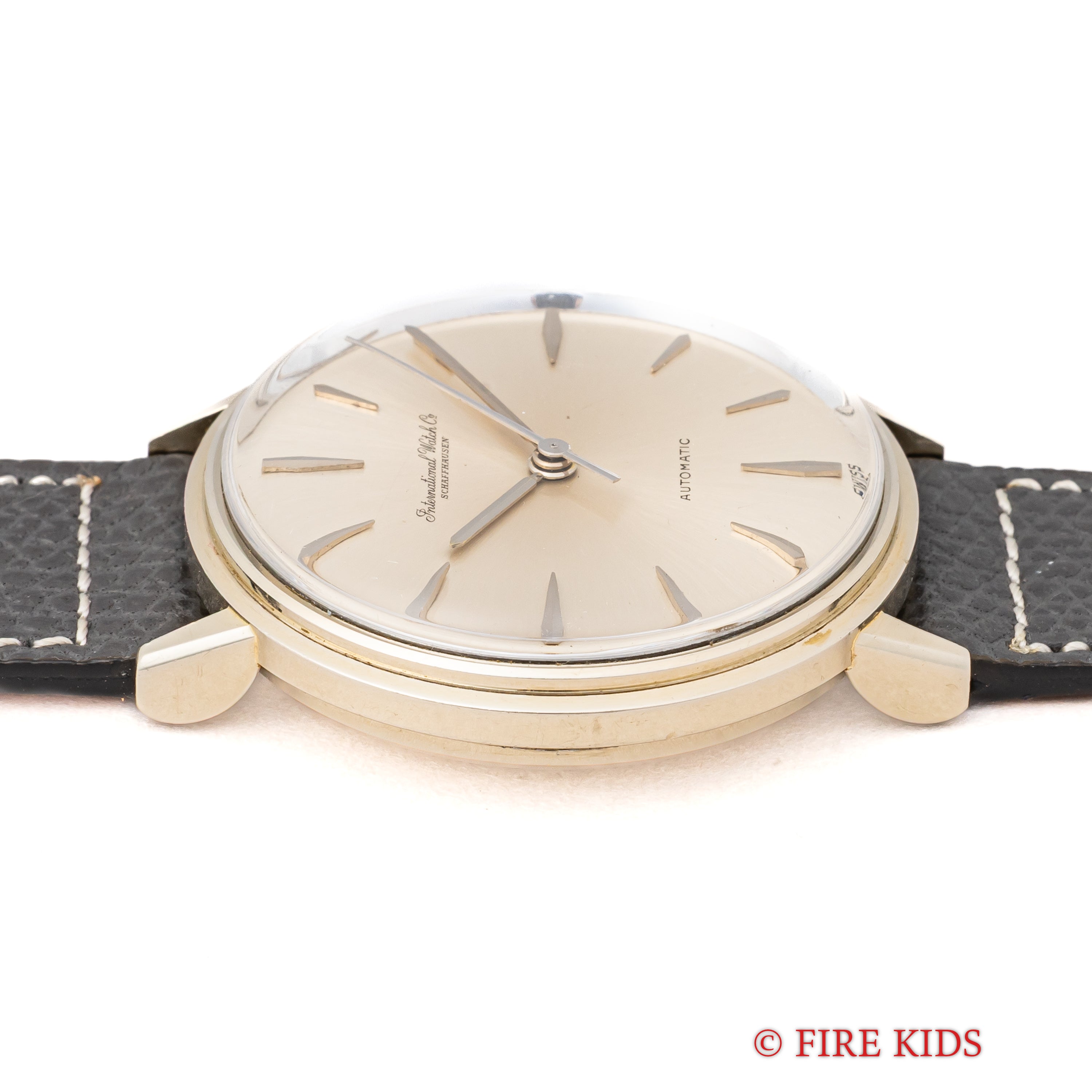 IWC 18金無垢ホワイトゴールド 1964年製 ラウンドケース Ref.603A ペラトン式自動巻 Cal.853 ノンデイト