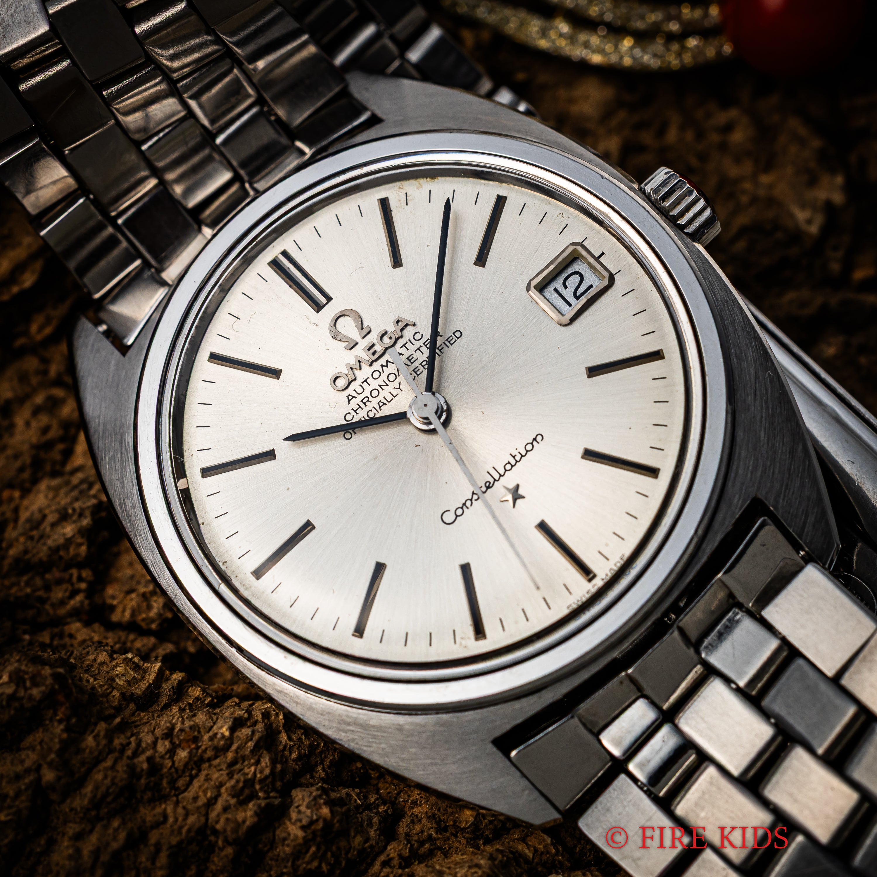 オメガ コンステレーション ジェンタデザイン前期型 1967年製 Ref.168.017 純正ブレス