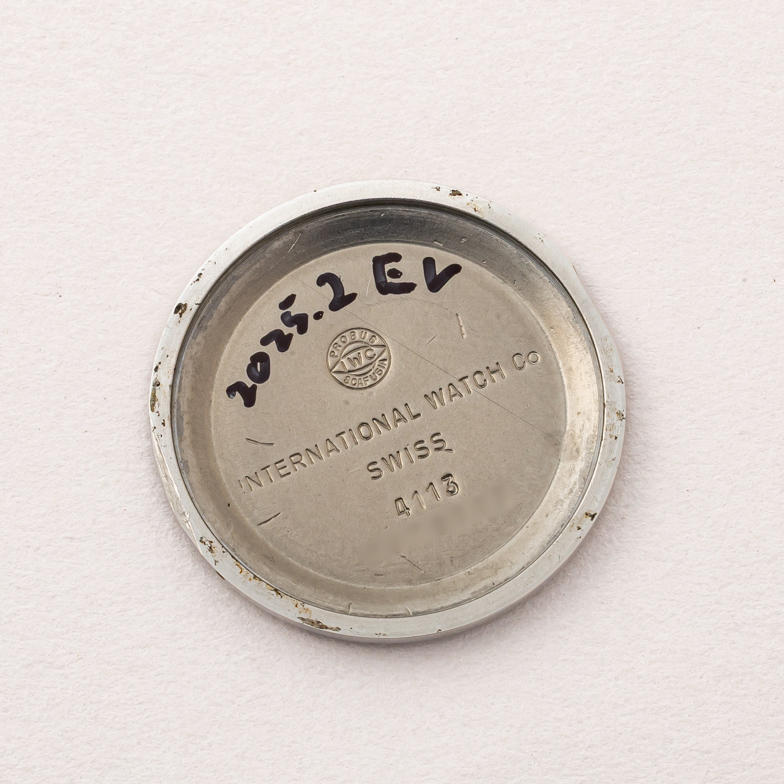 IWC レディース ラウンドケース グレーダイアル 1974年製