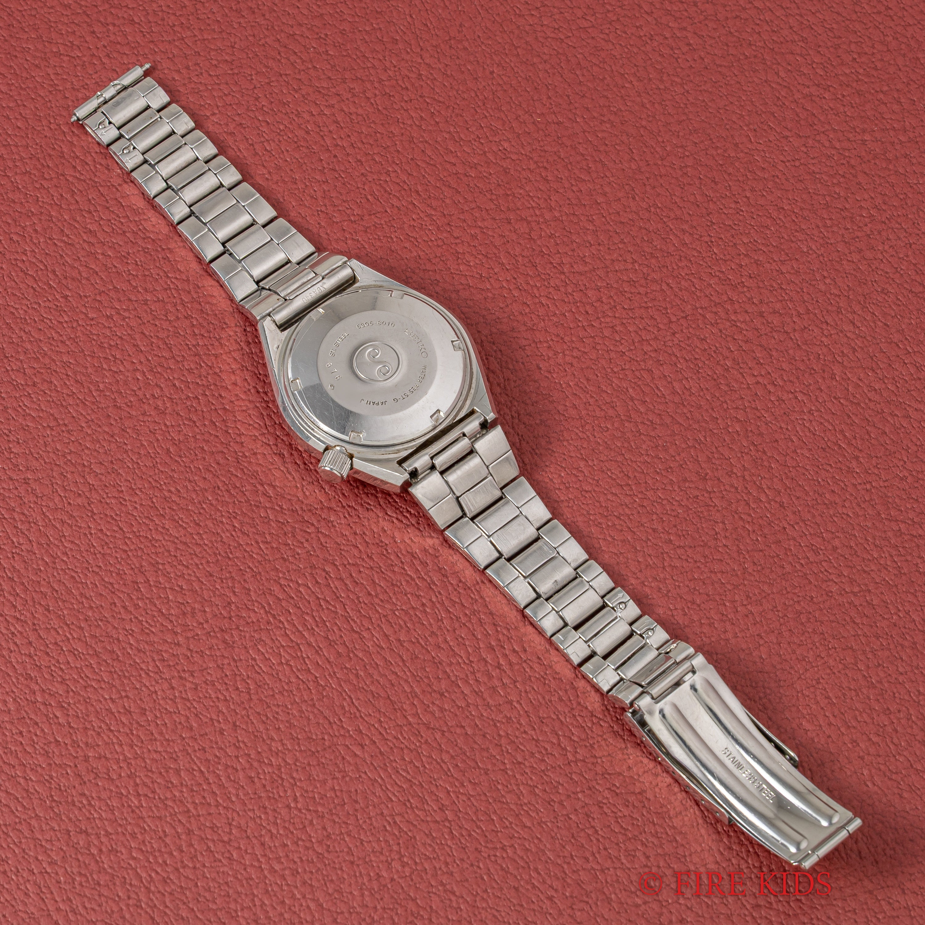 セイコー アクタス シルバーウェーブ 1976年製 Ref.6306-8010 ねじ込みリューズ 純正ブレス