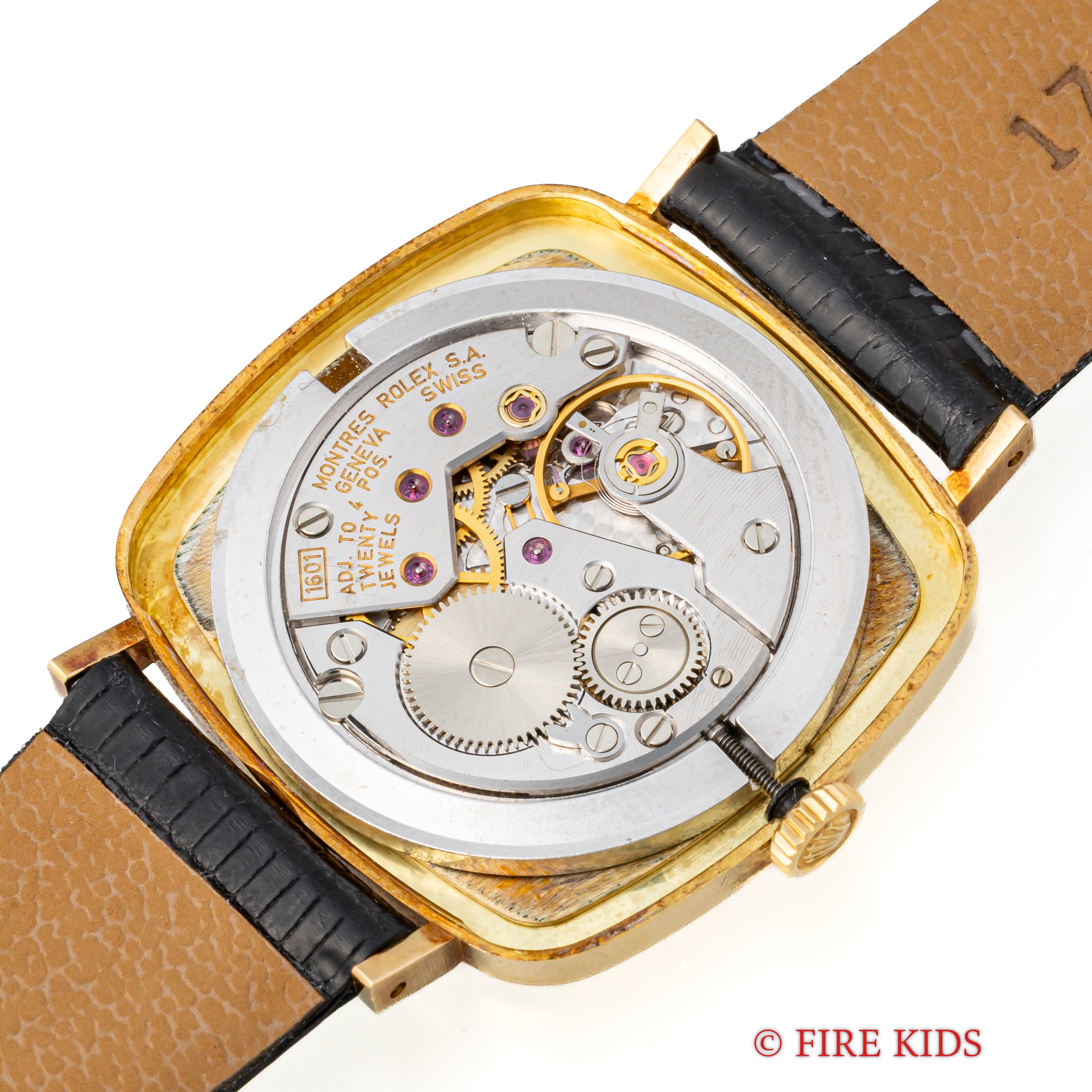 ロレックス 18金無垢チェリーニ 1990~1991年製 Ref.4084 純正18金無垢尾錠付き 手巻き