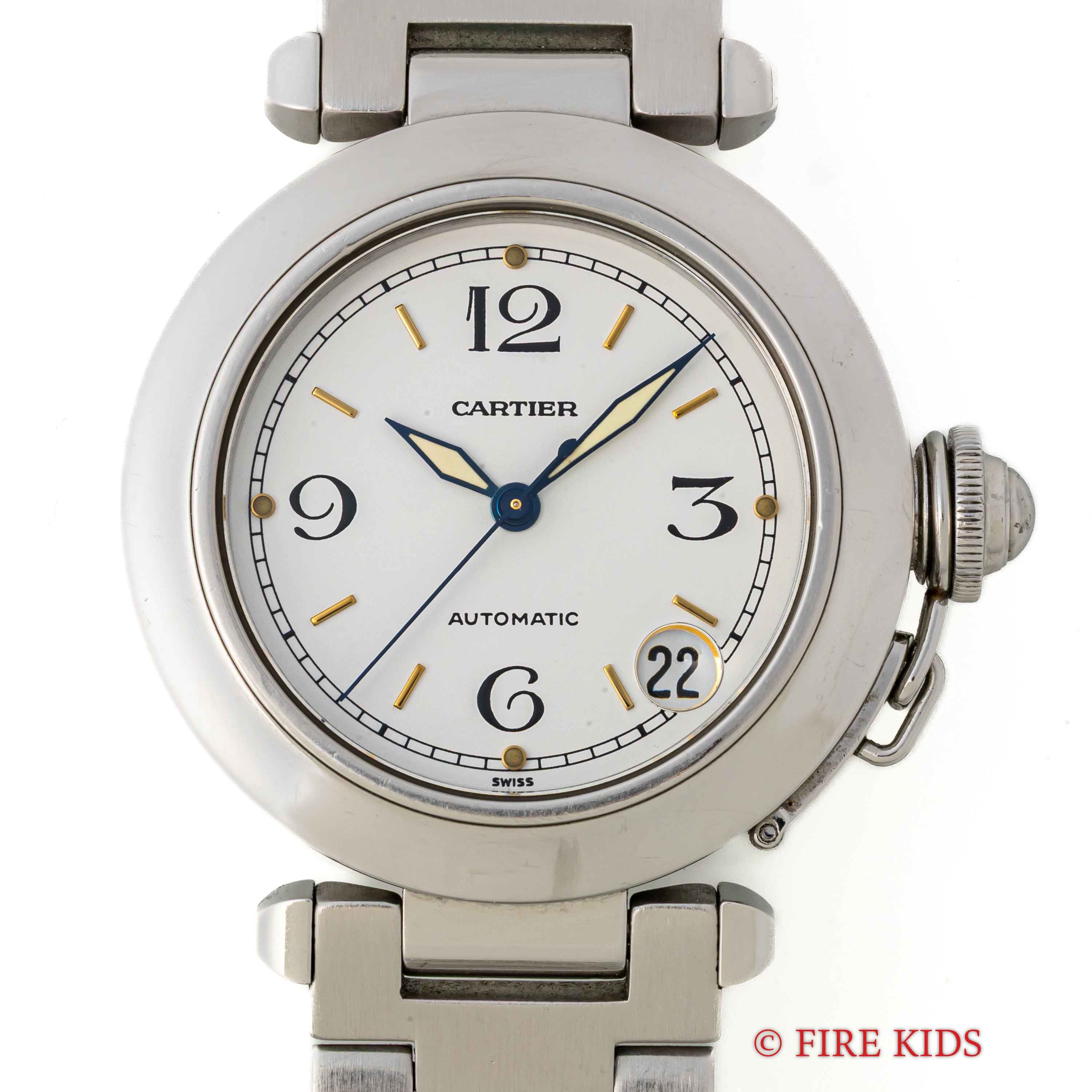 カルティエ パシャC 1990年代製 Ref.2324 ホワイトダイヤル