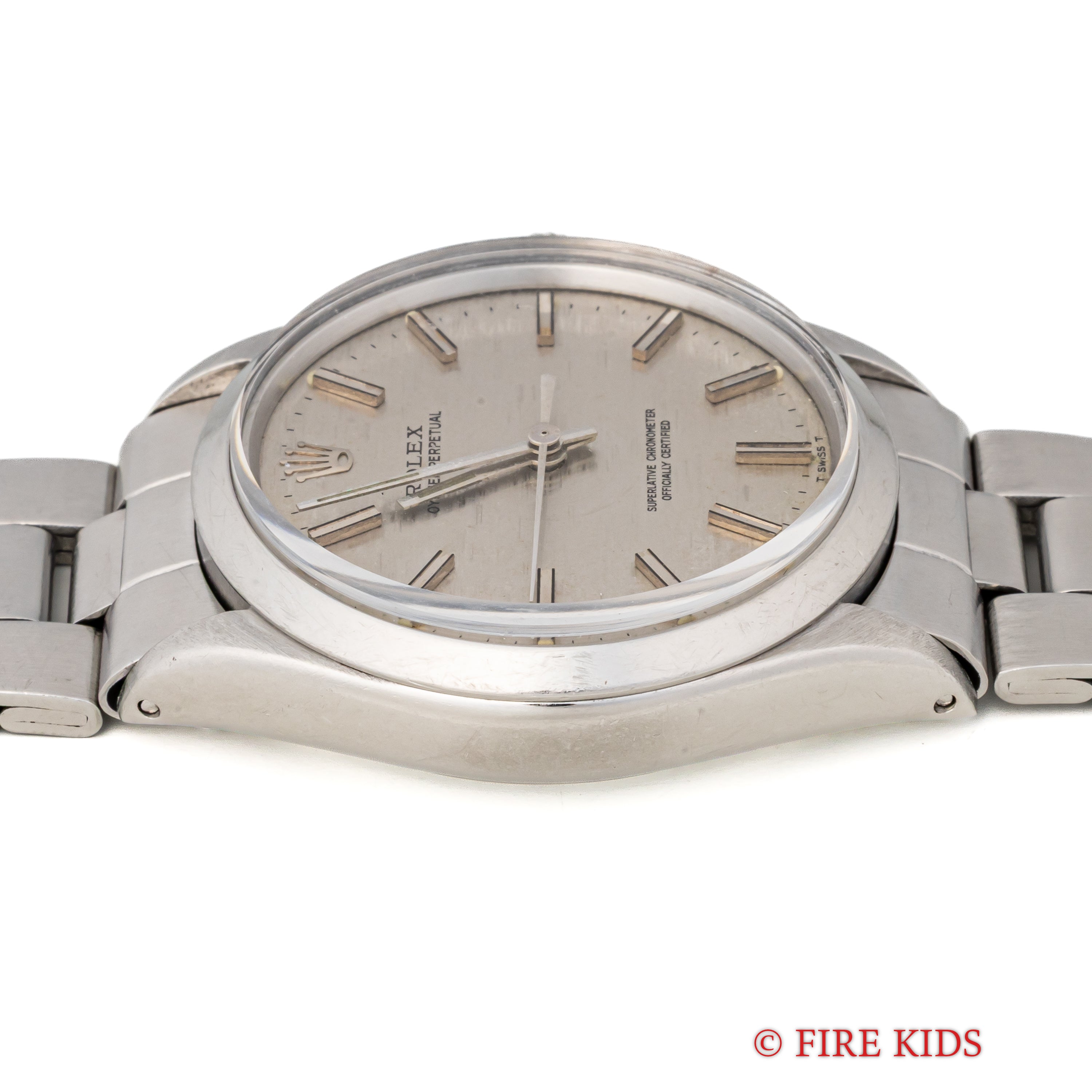 ロレックス オイスターパーペチュアル 1969年製 Ref.1002 シルバーブリックダイヤル