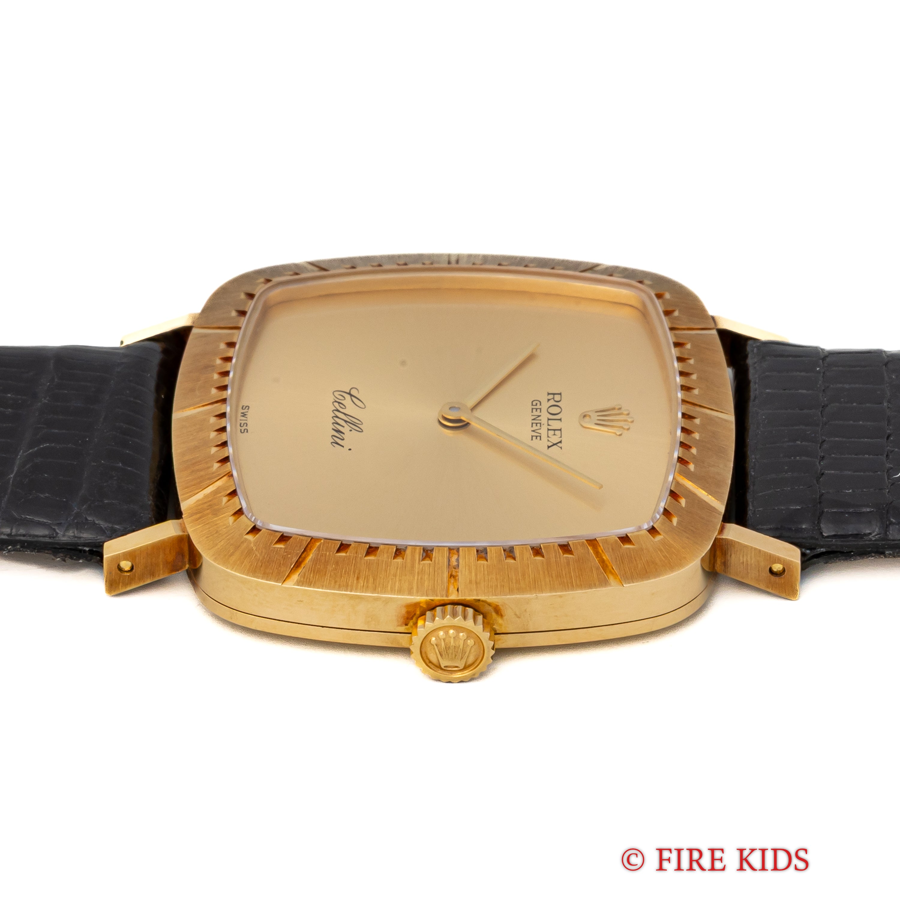 ロレックス 18金無垢チェリーニ 1990~1991年製 Ref.4084 純正18金無垢尾錠付き 手巻き