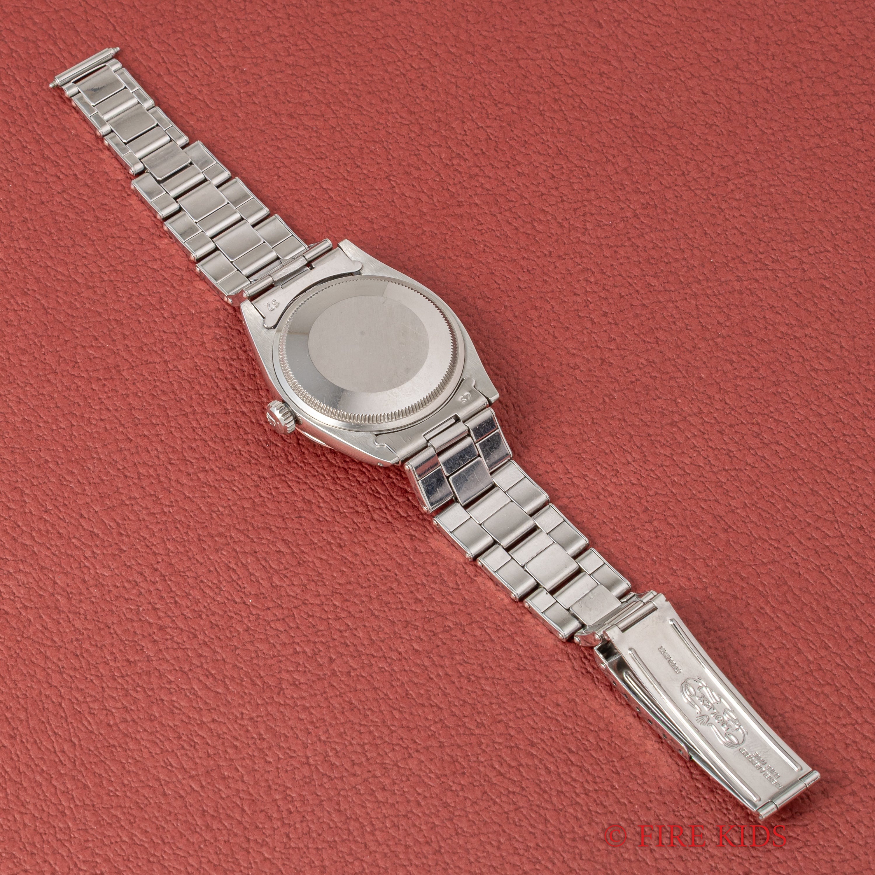 ロレックス 1966年製  オイスターパーペチュアルデイト 自動巻き Ref.1500 ブルーダイヤル 純正リベットブレス