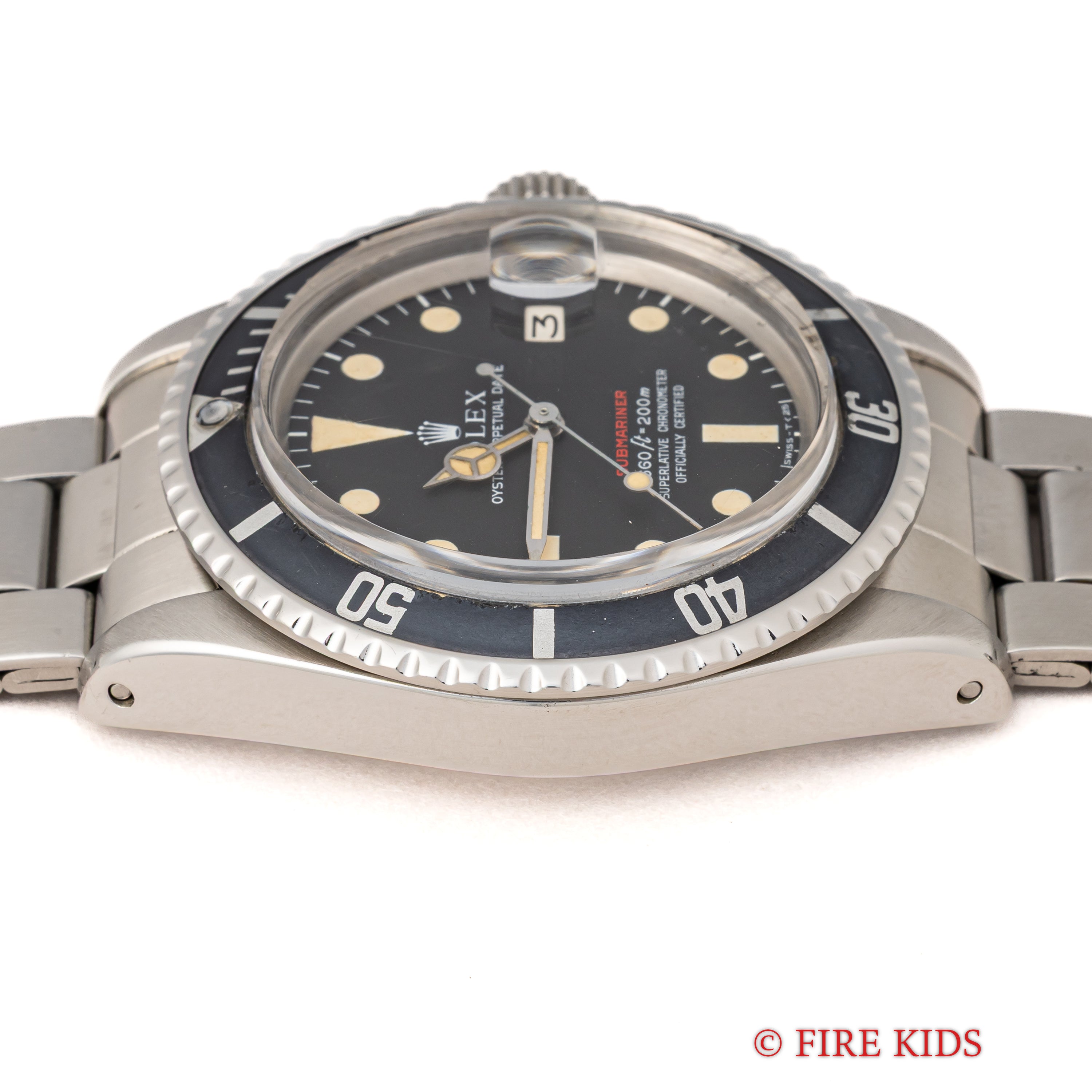 ロレックス サブマリーナ 赤サブ 1970年製（昭和45年製） Ref.1680 マーク4ダイヤル オリジナルブレス