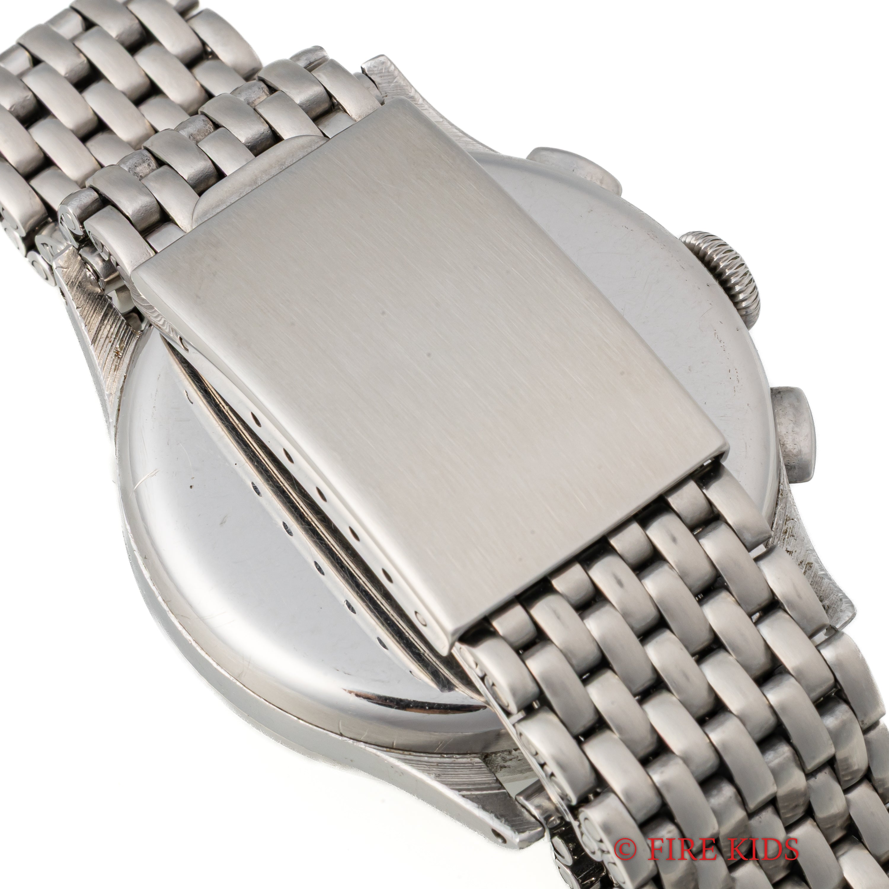 レマニア 37㎜ビッグケース 2レジスター クロノグラフ 1940年代製 手巻き Cal.15TL ステップベゼル