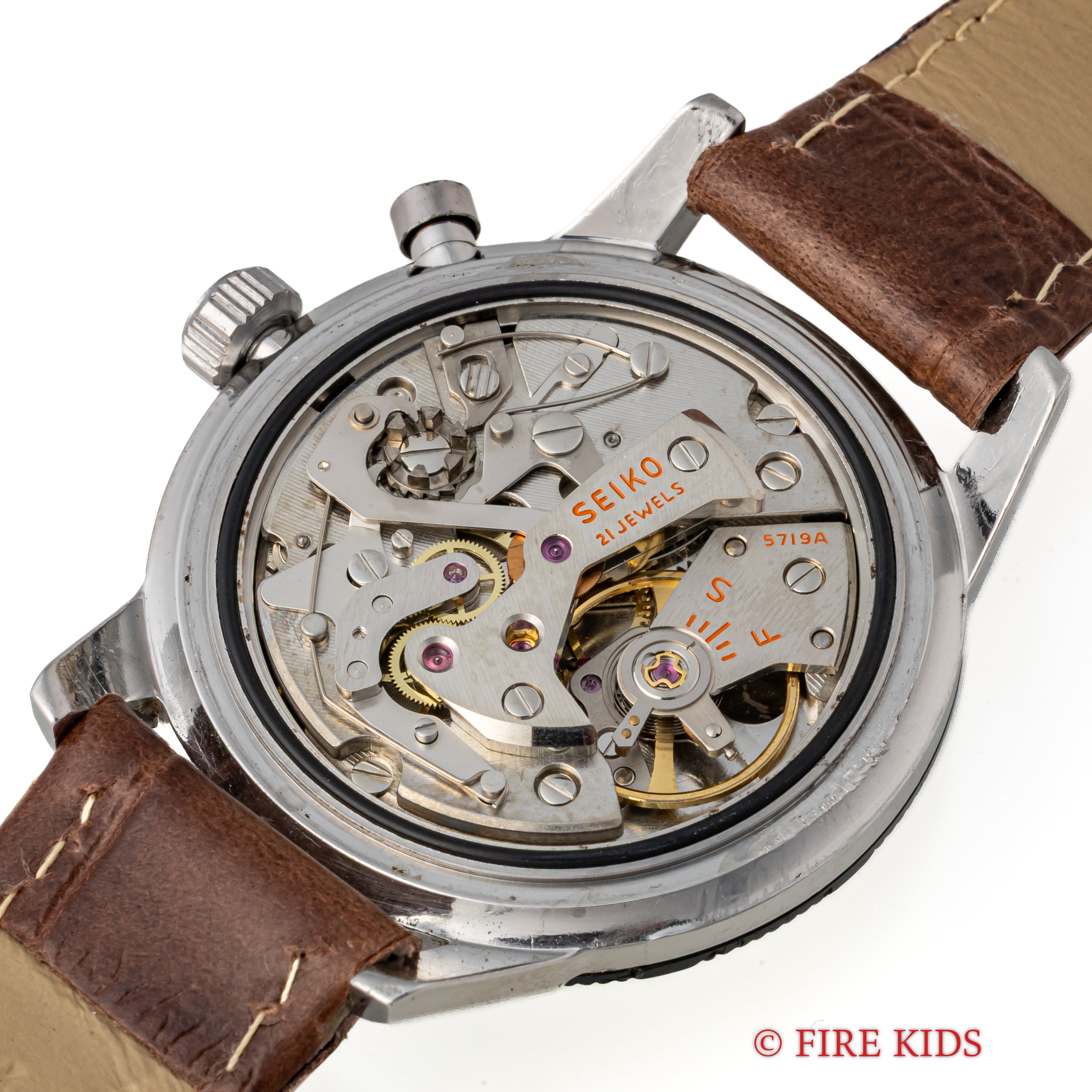 セイコー ワンプッシュクロノグラフ 1964年製 Ref.45899 聖火マーク プラ回転ベゼル