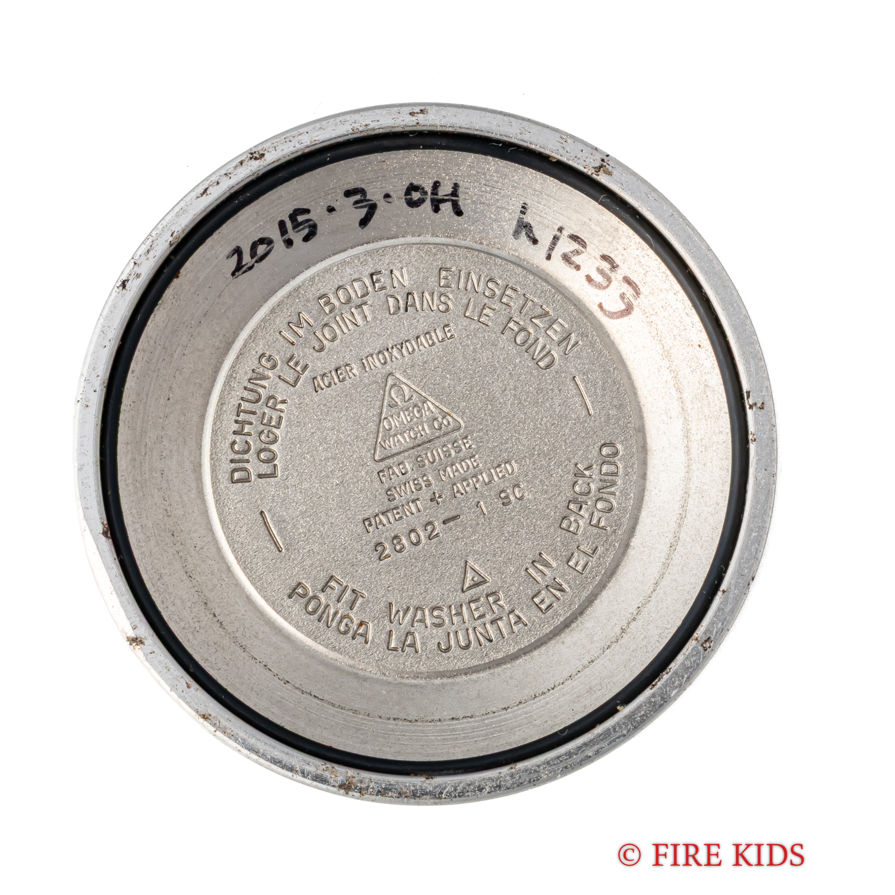 オメガ ラウンドケース ギョウシェダイヤル 1954年製 全回転自動巻 Cal.471