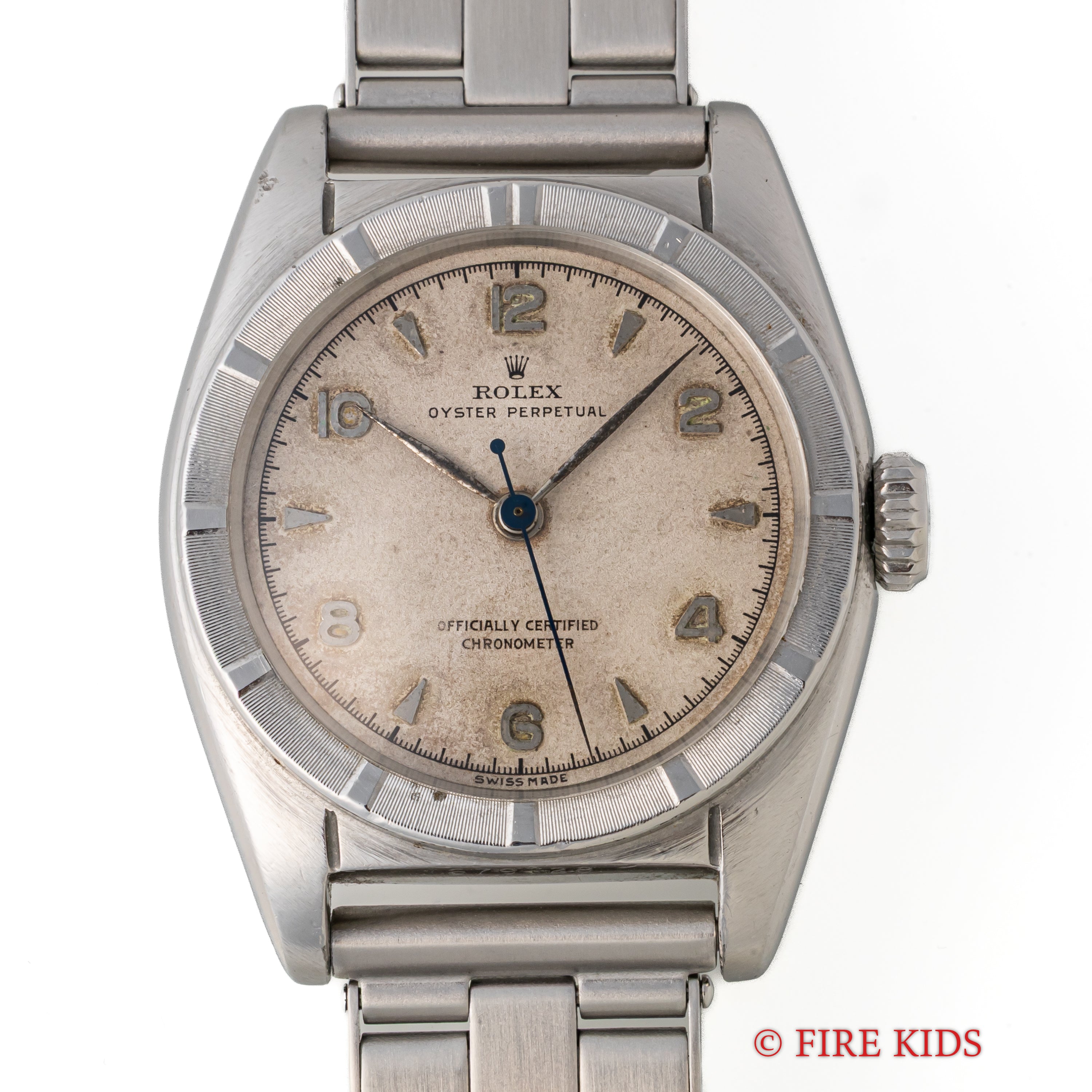 ロレックス バブルバック 1950年製(昭和25年製） Ref.6015 スーパーオイスターリューズ 飛びアラビアダイヤル