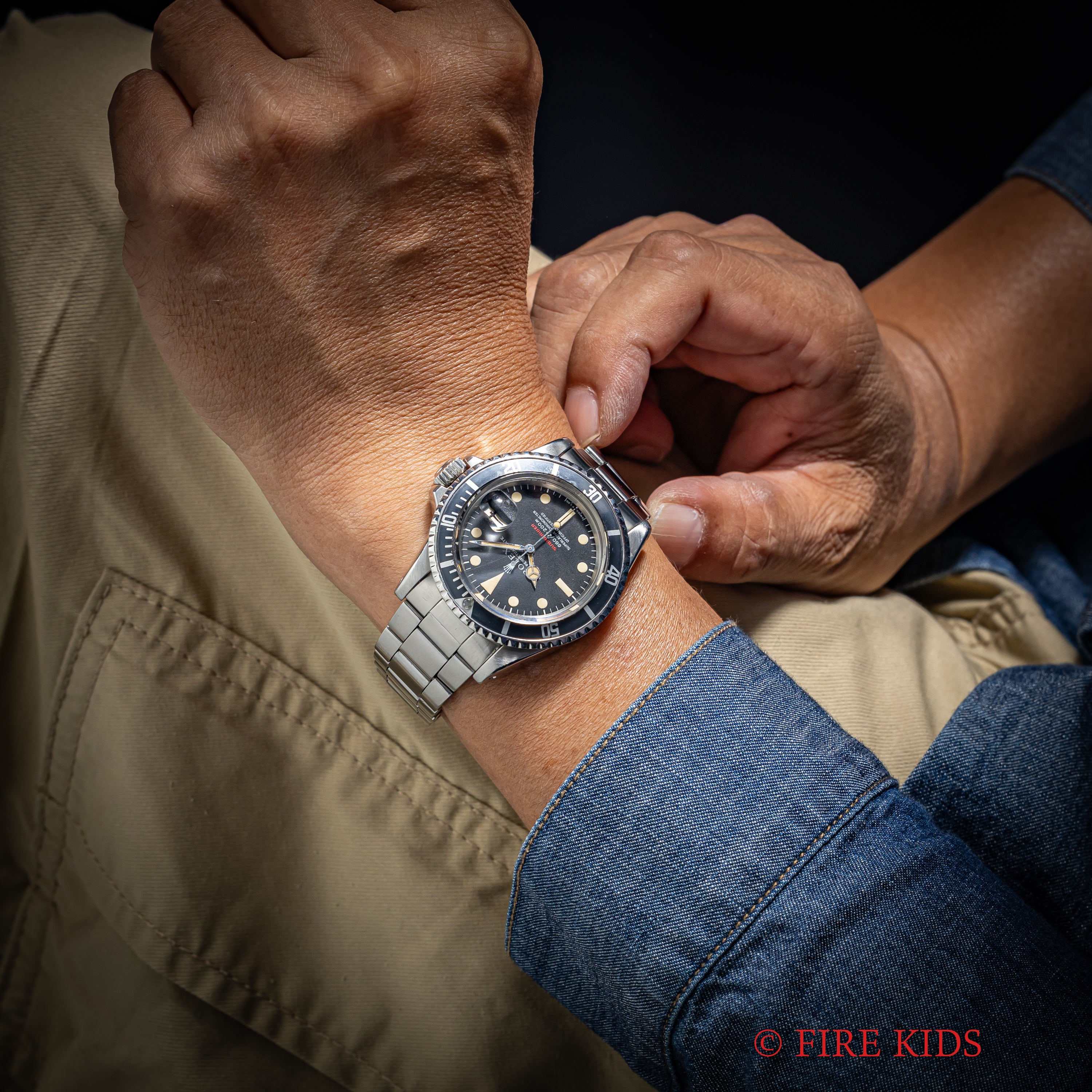 ロレックス サブマリーナ 赤サブ 1970年製（昭和45年製） Ref.1680 マーク4ダイヤル オリジナルブレス