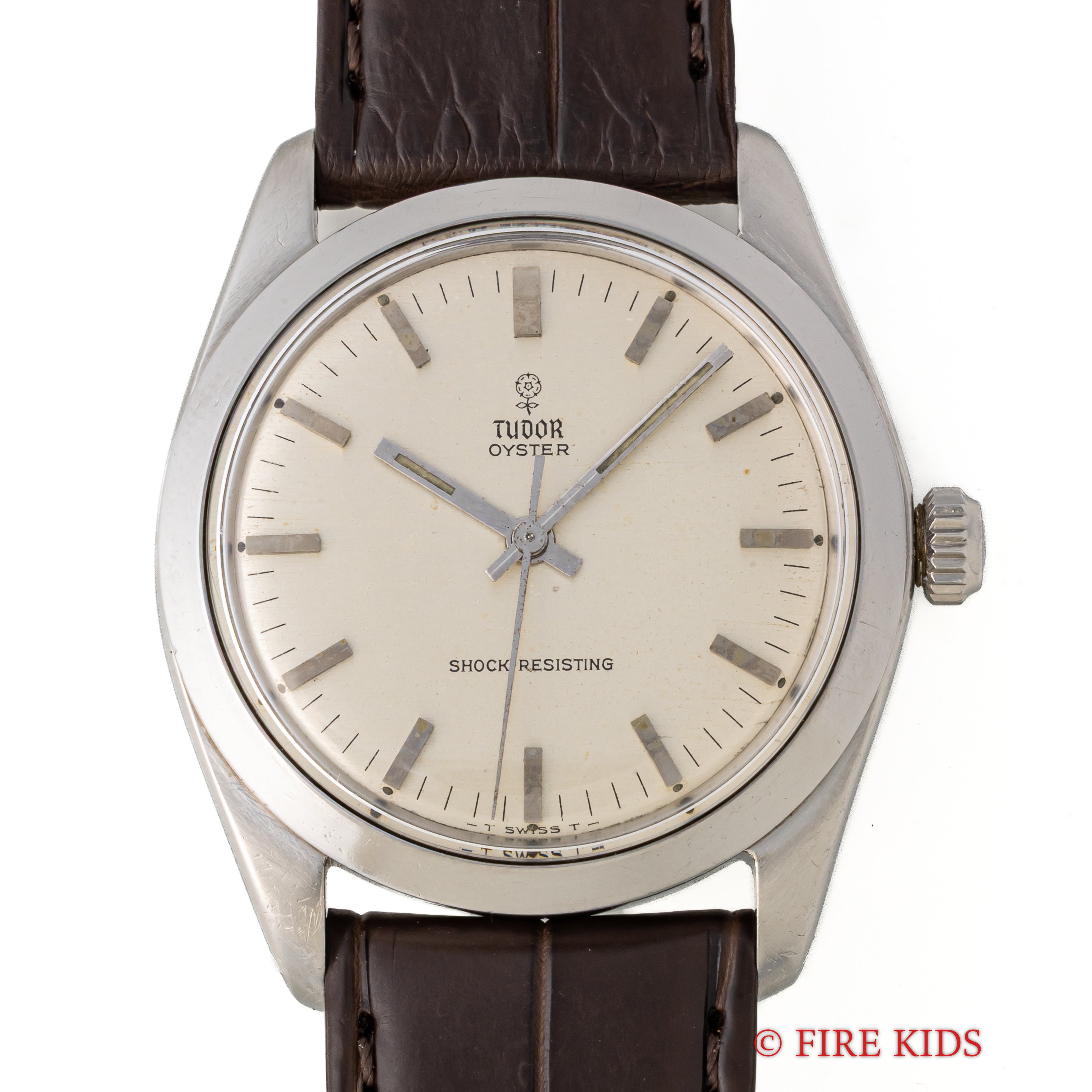 チューダー 小薔薇 オイスター 1966年製 手巻き Ref.7984 リネンダイヤル 王冠リューズ