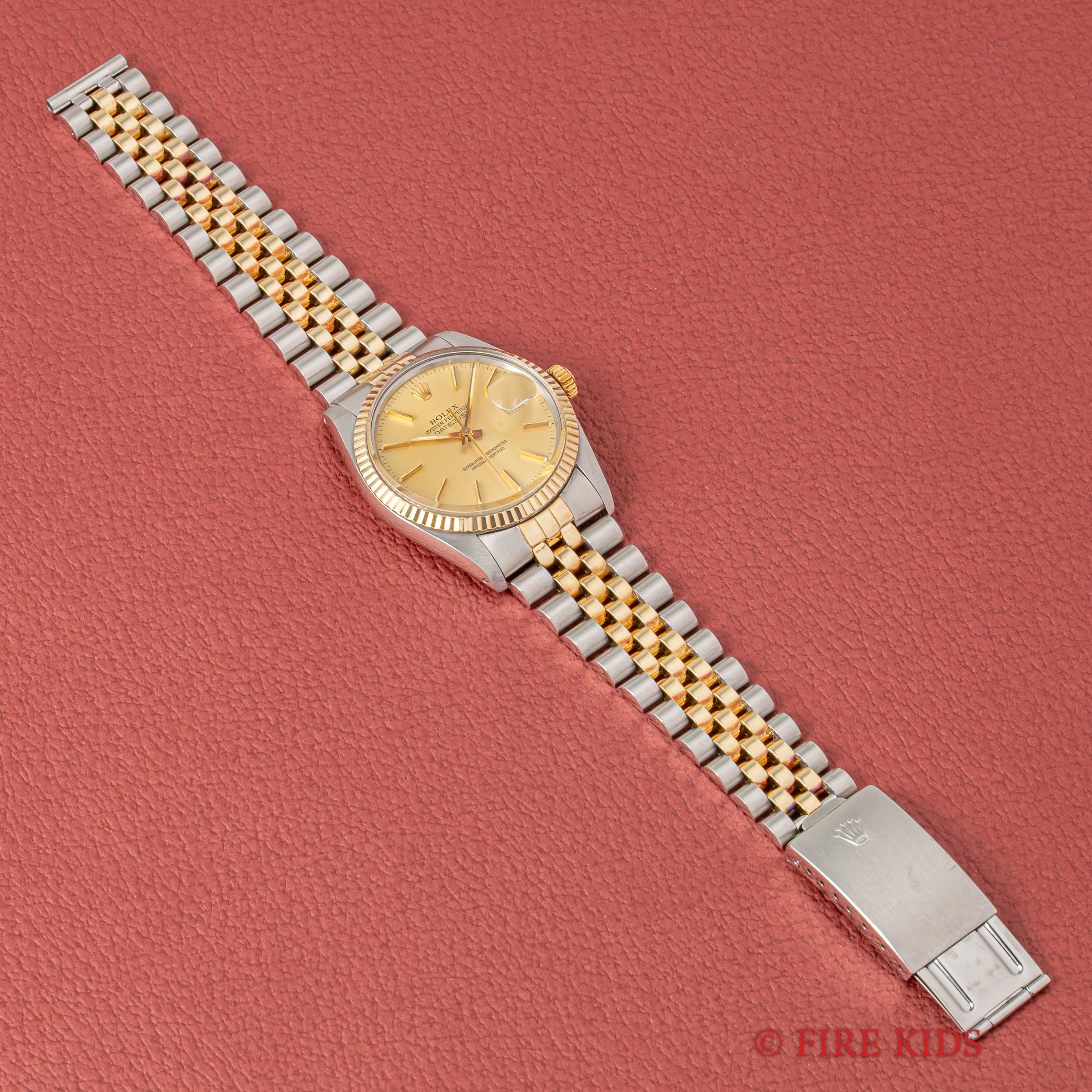 ロレックス 1981年製 デイトジャスト36 コンビ Ref.16013 自動巻 トリチウム夜光 純正コンビブレス