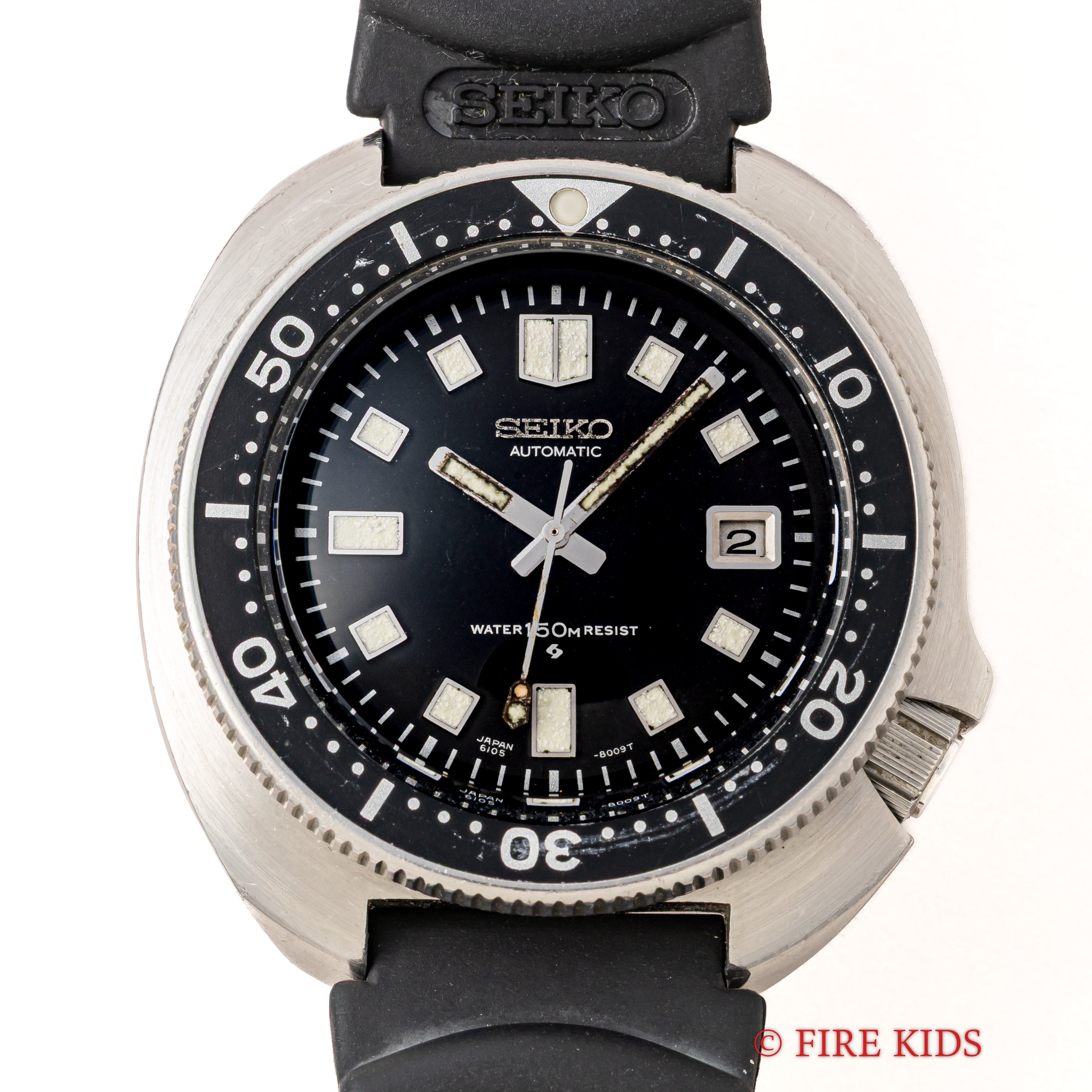 セイコー 150mダイバー 2nd後期 植村ダイバー 1976年製 自動巻き Ref.6105-8110