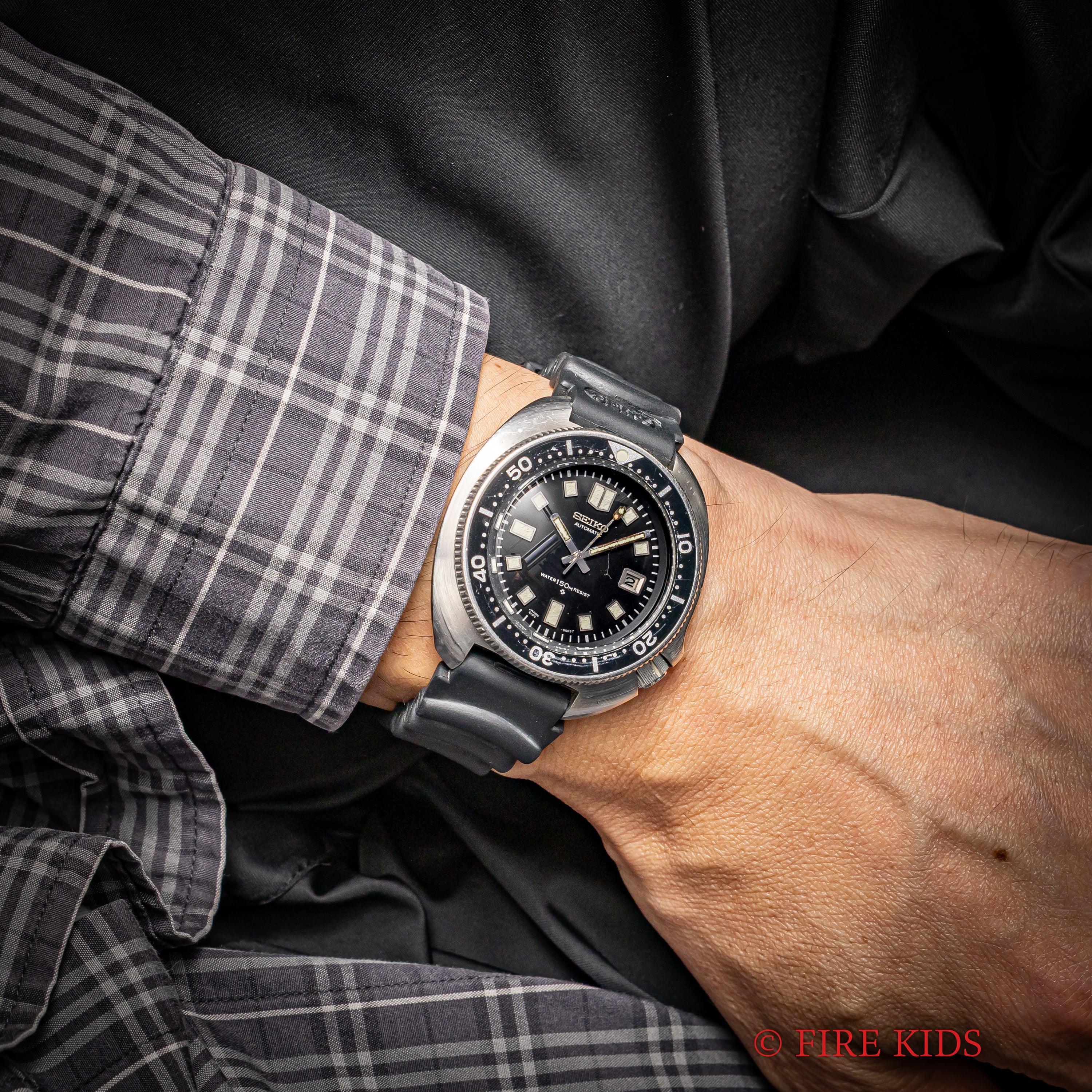 セイコー 150mダイバー 2nd後期 植村ダイバー 1976年製 自動巻き Ref.6105-8110