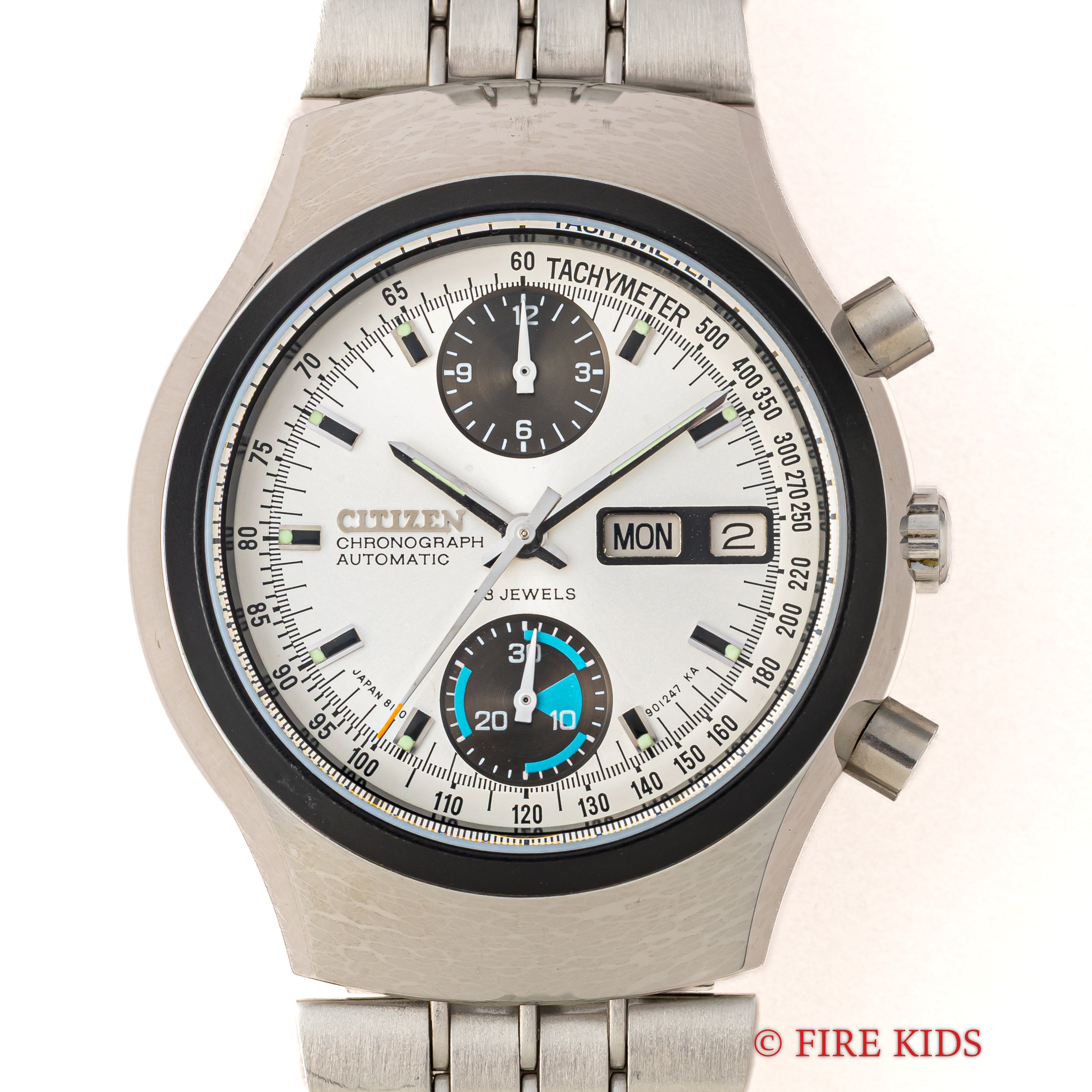 シチズン チャレンジタイマー 1976年製 自動巻きクロノグラフ 純正ブレス タグ付き