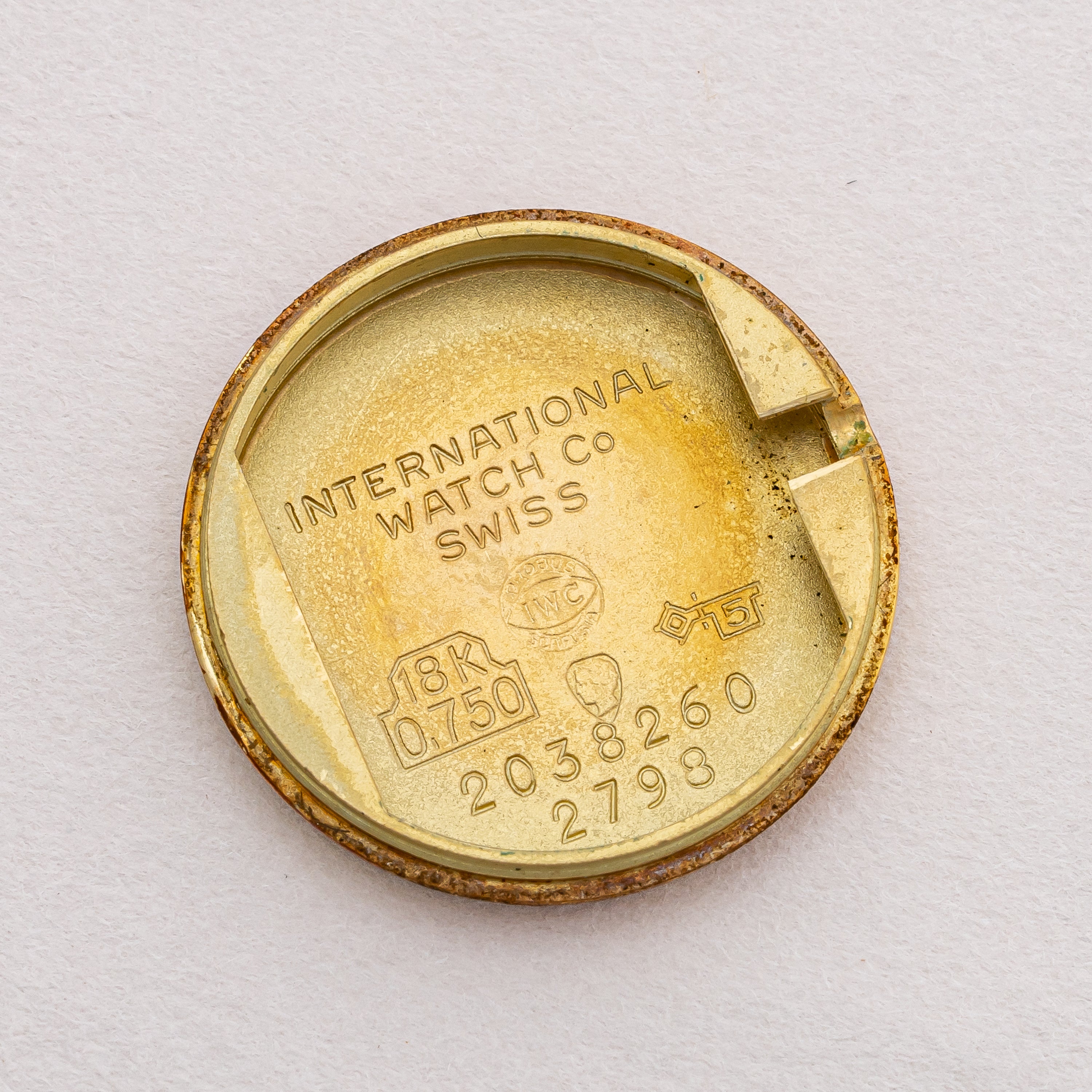 IWC レディース 18金無垢ケース 1972年製 手巻き Cal.41 純正尾錠付き