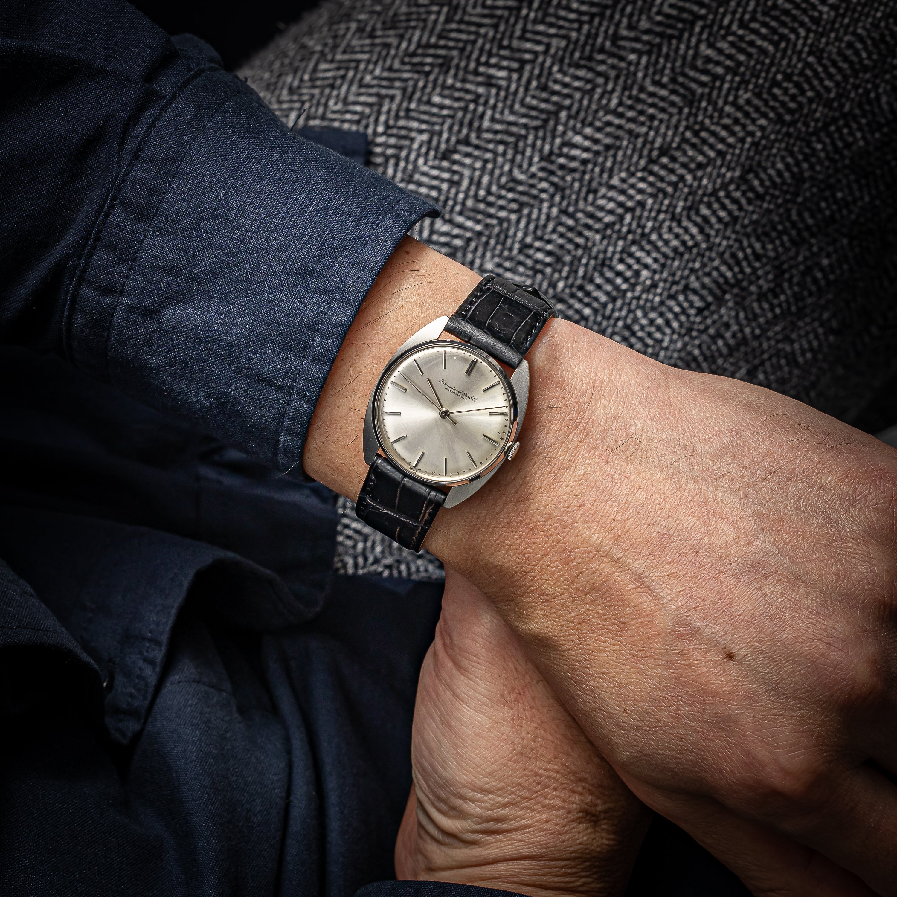 IWC Cal.402 手巻き 純正尾錠付き 修理明細付き