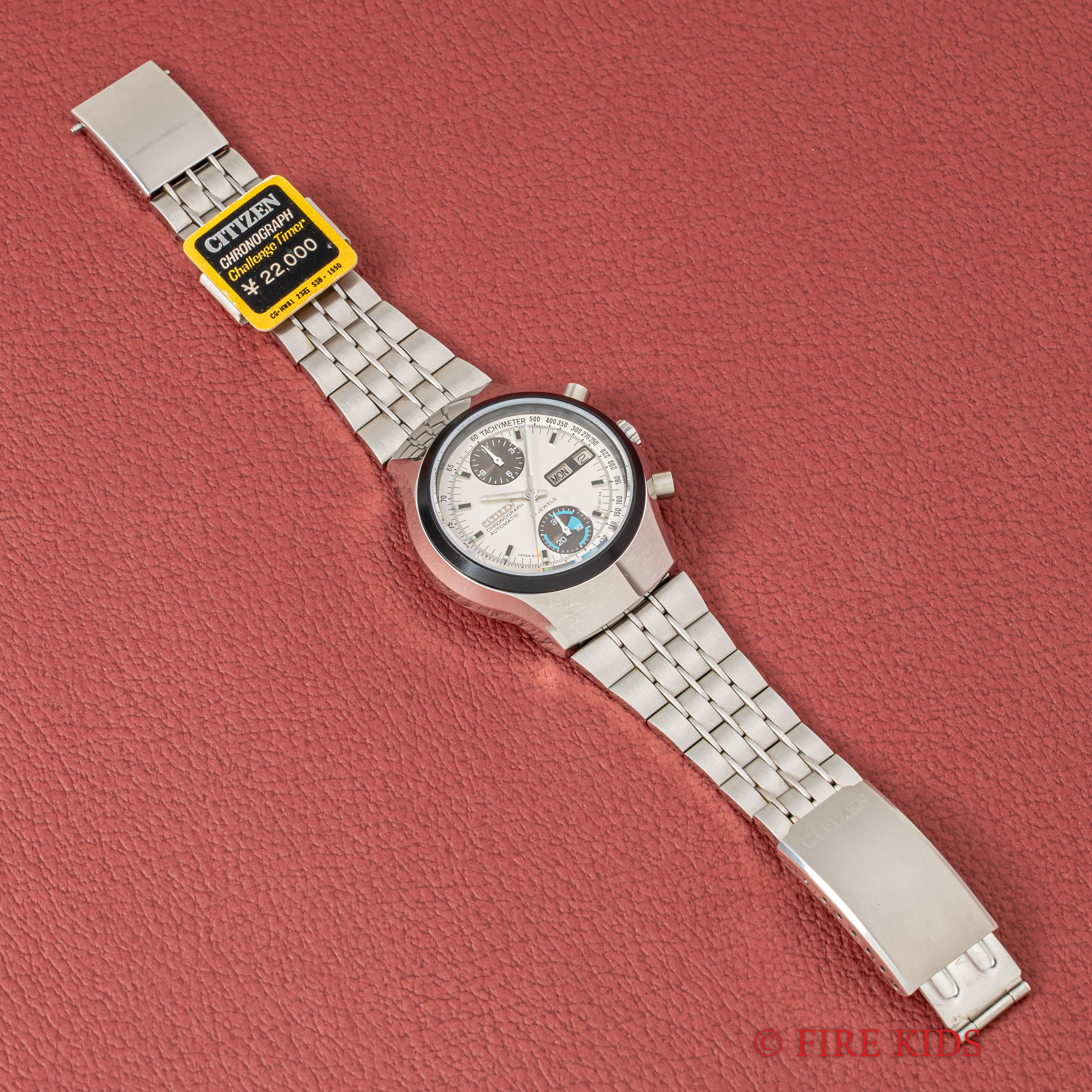 シチズン チャレンジタイマー 1976年製 自動巻きクロノグラフ 純正ブレス タグ付き