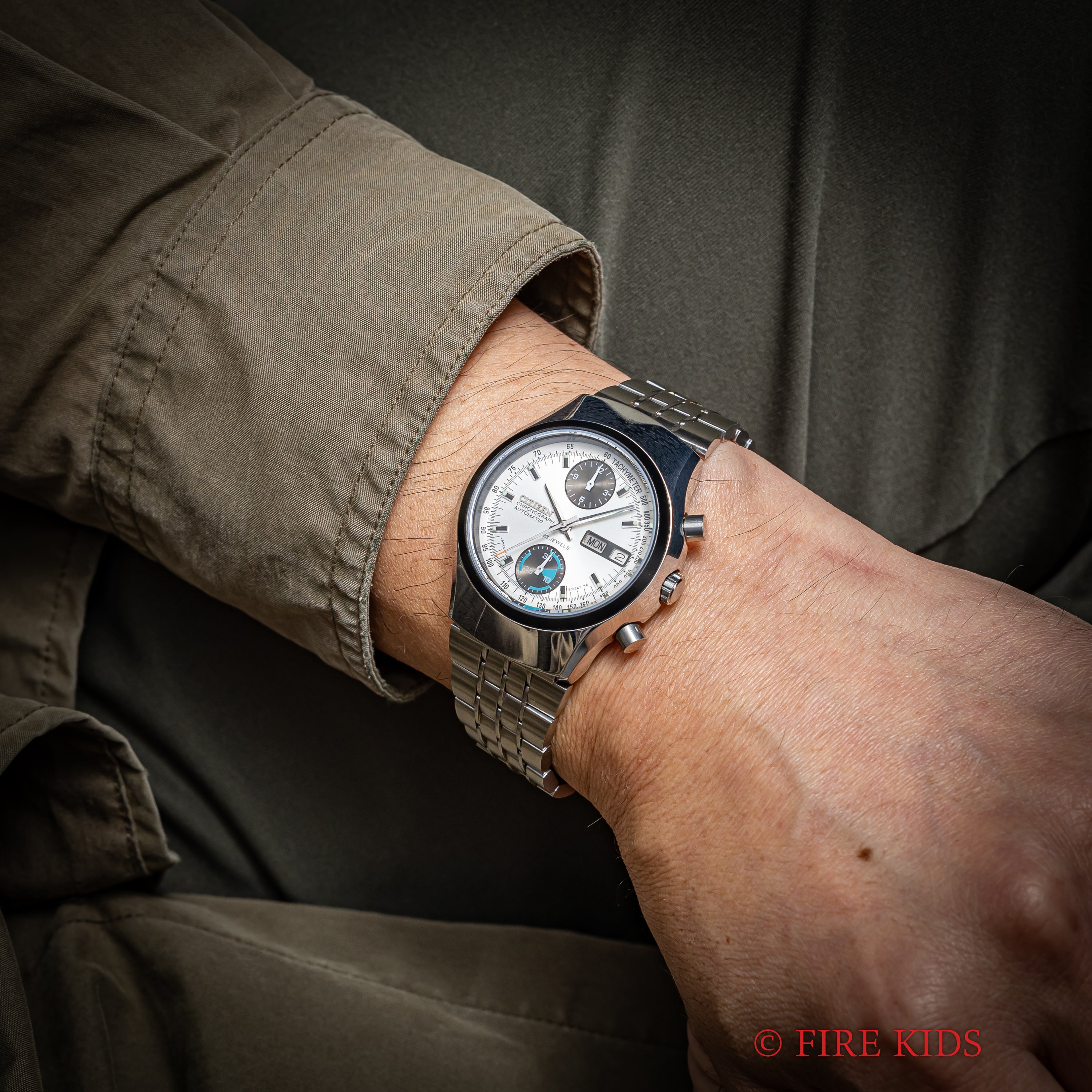 シチズン チャレンジタイマー 1976年製 自動巻きクロノグラフ 純正ブレス タグ付き