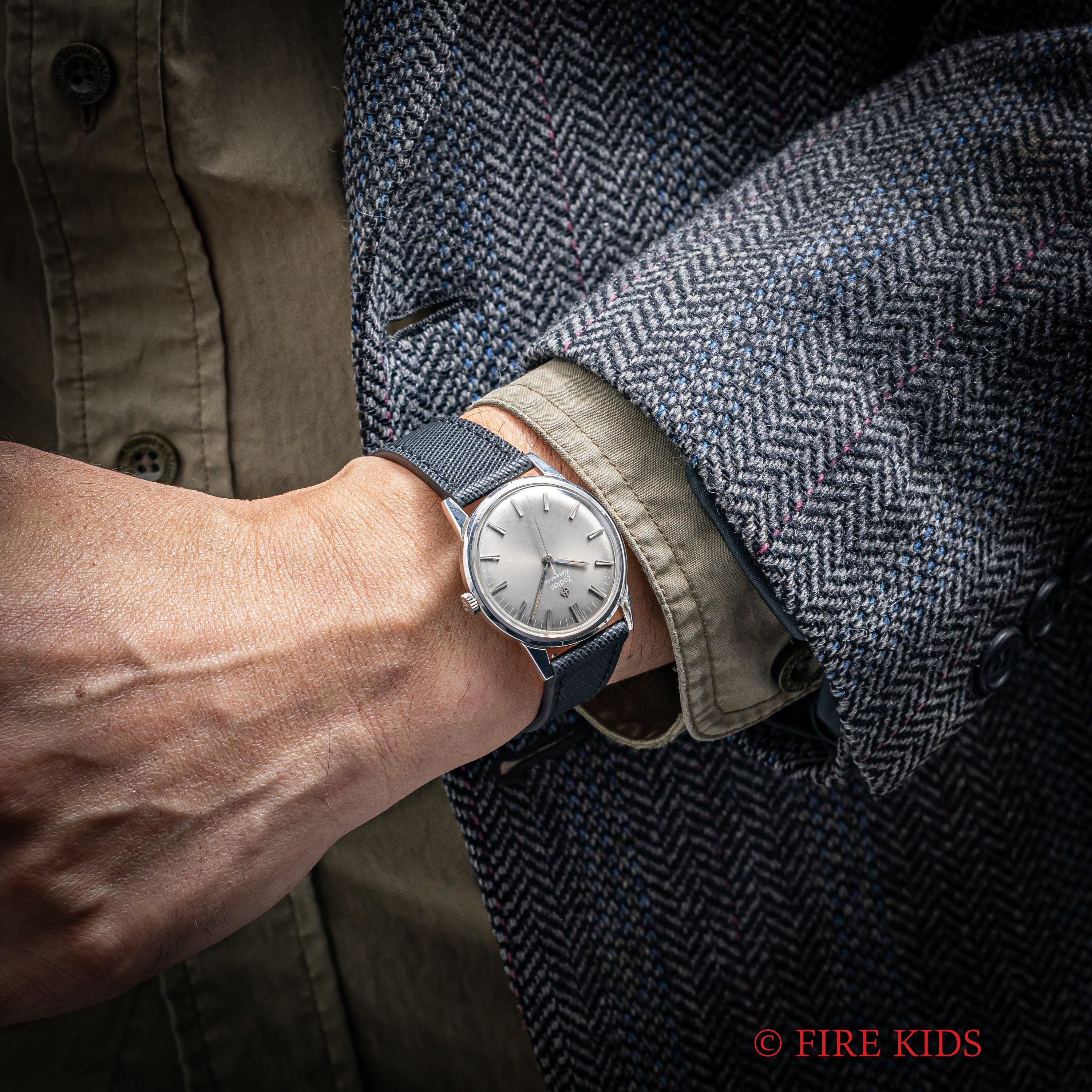 ゾディアックハーメティック ラウンドケース1960年代製