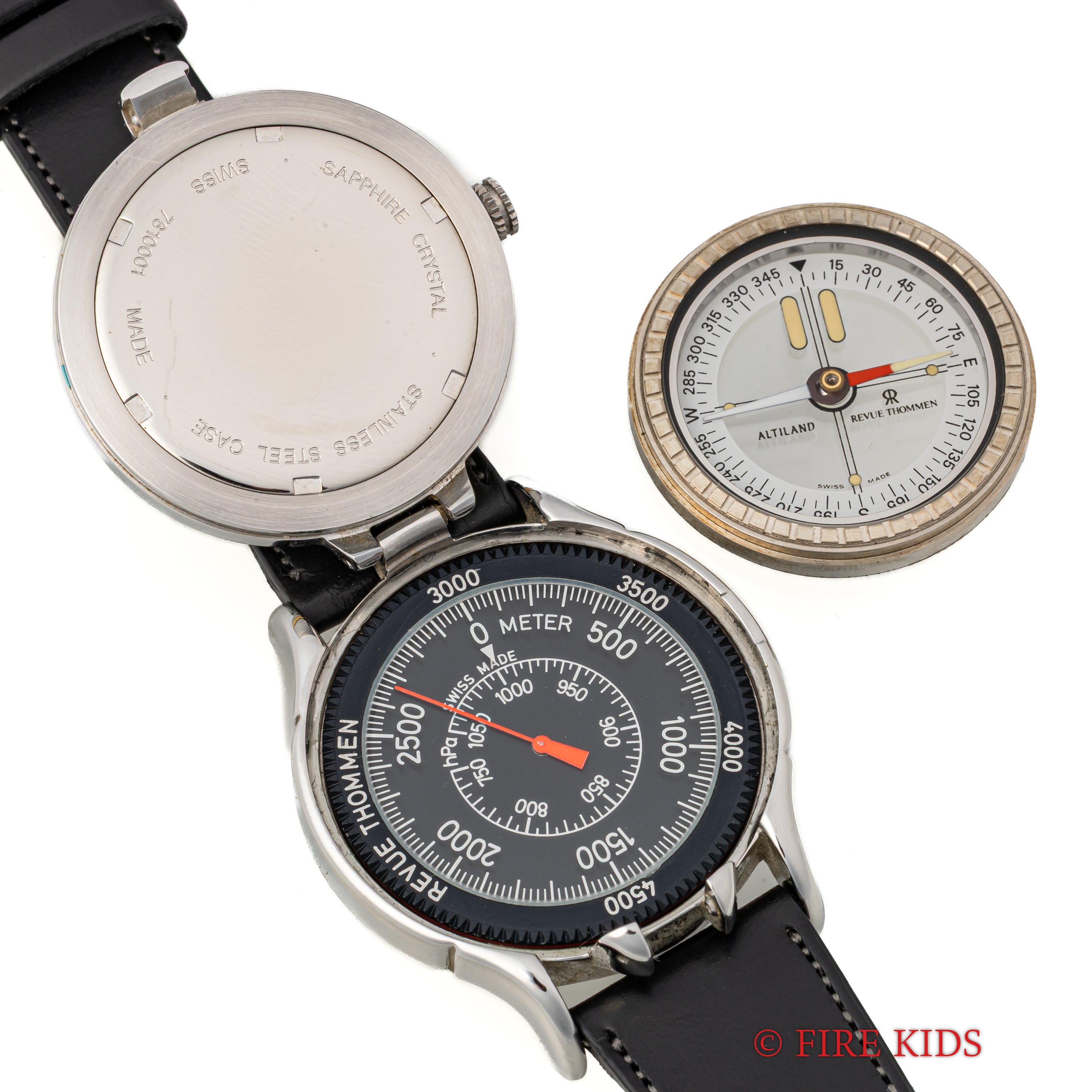 レビュートーメン アルティランド 1990年代製 自動巻 コンパス 高度計付きフィールドウオッチ