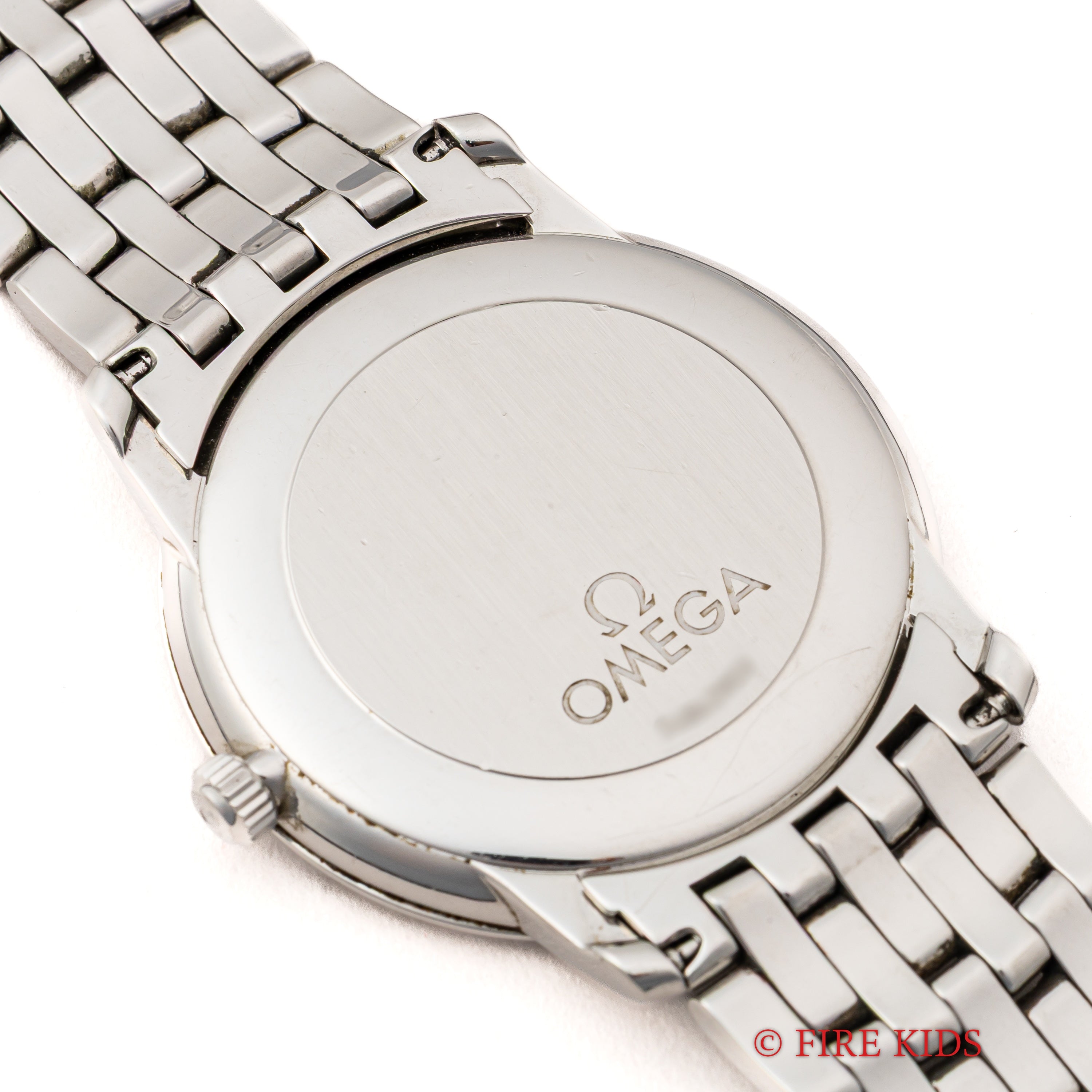 オメガ デ・ヴィル プレステージ 1993年製 手巻き ブラックダイヤル 純正ステンレスブレス