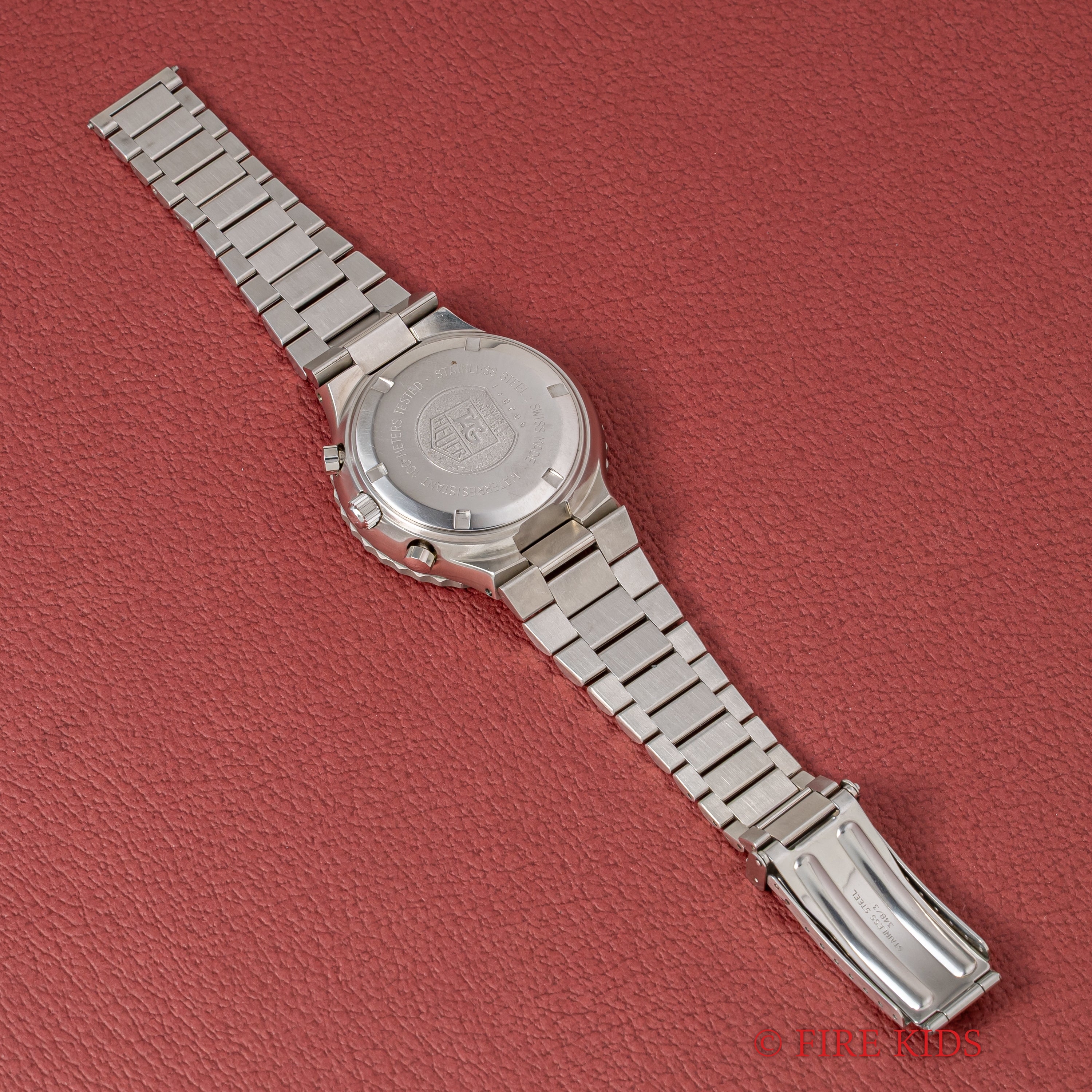 タグ・ホイヤー パイロットクロノグラフ 1980年代製 自動巻クロノグラフ 純正ブレス 箱付