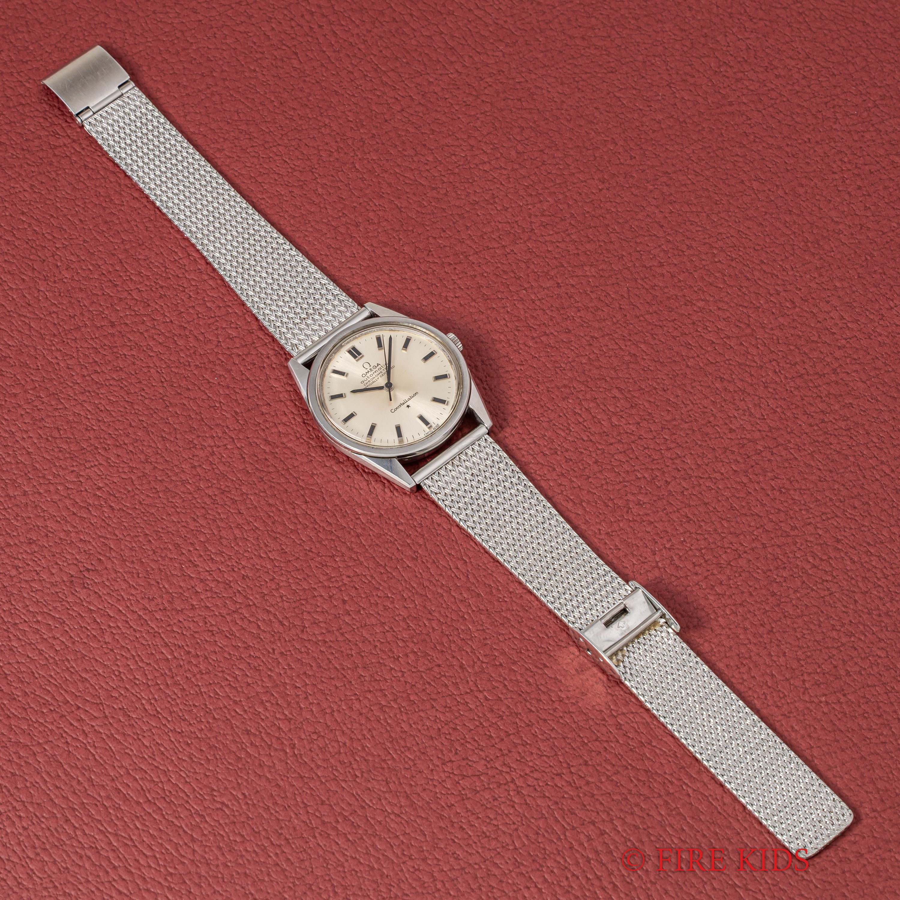 オメガ コンステレーション 1966年製 薄型ノンデイト自動巻クロノメーター Cal.712 社外ブレス