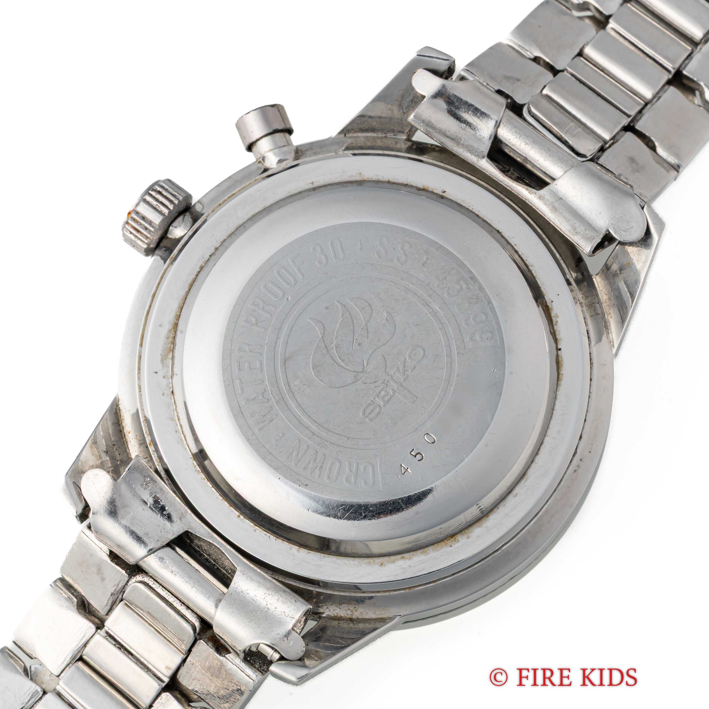 セイコー ワンプッシュクロノグラフ 1964年製 Ref.45899 聖火マーク プラベゼル 純正ブレス付き