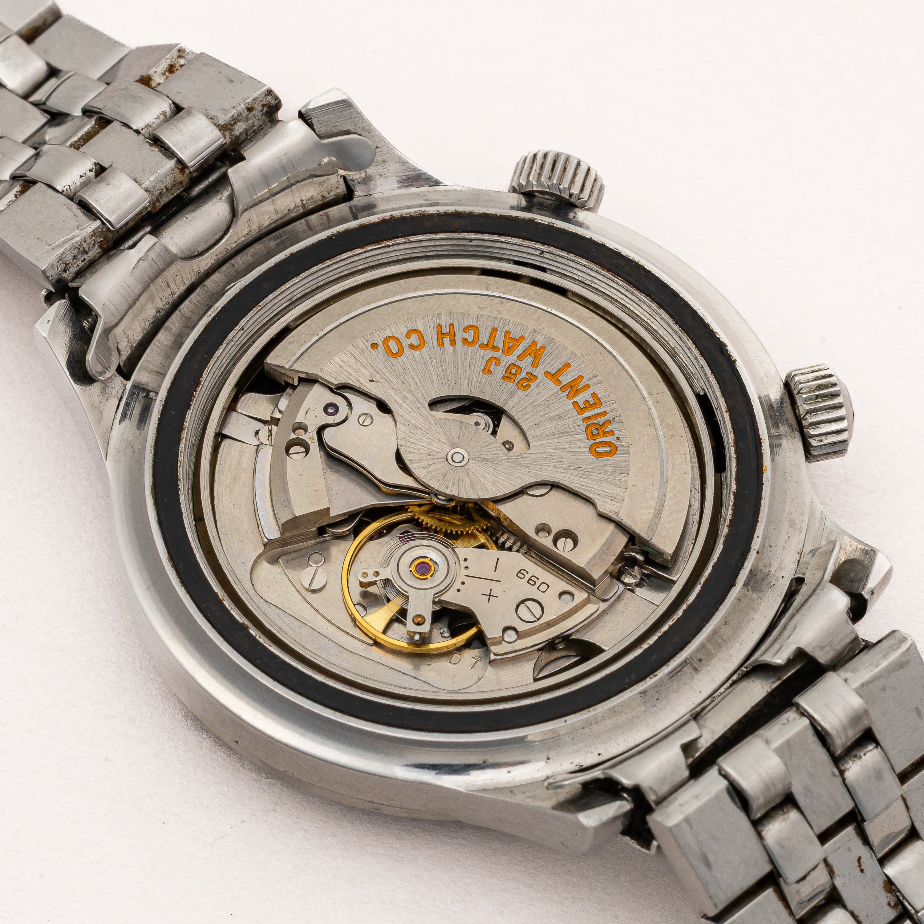 オリエント ウィークリーオートオリエント キングダイバー タコ針 ブレス付き