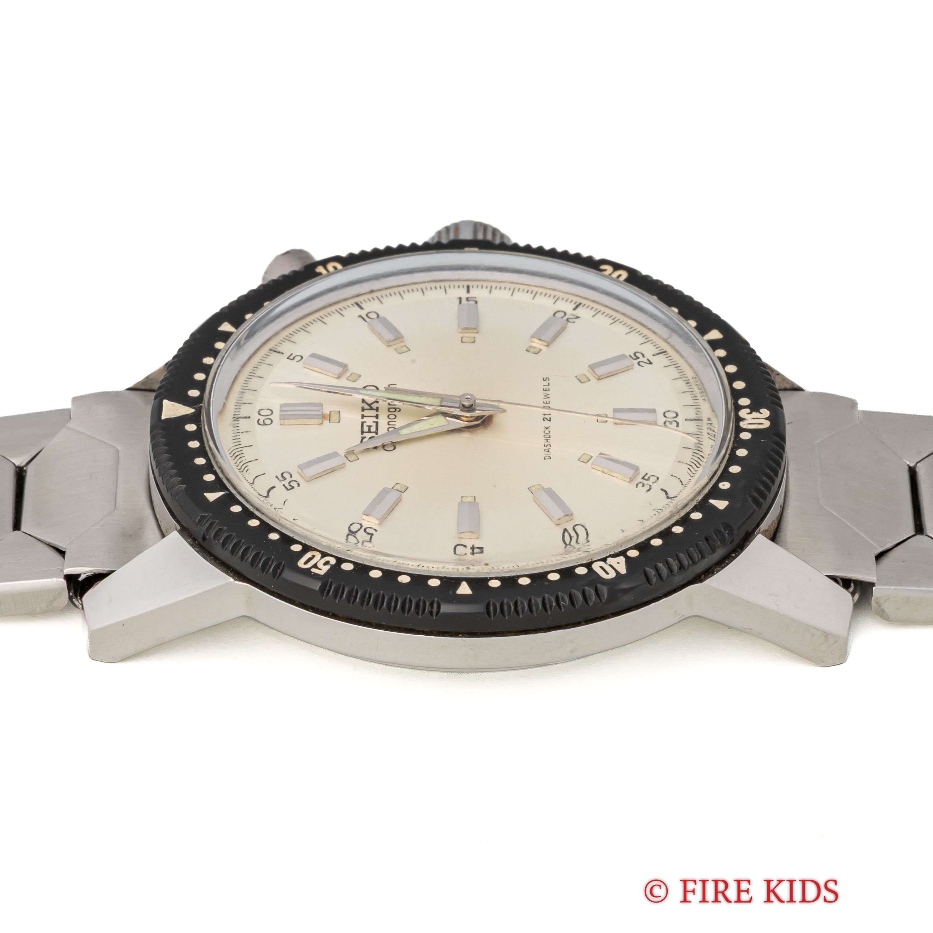 セイコー ワンプッシュクロノグラフ 1964年製 Ref.45899 聖火マーク プラベゼル 純正ブレス付き